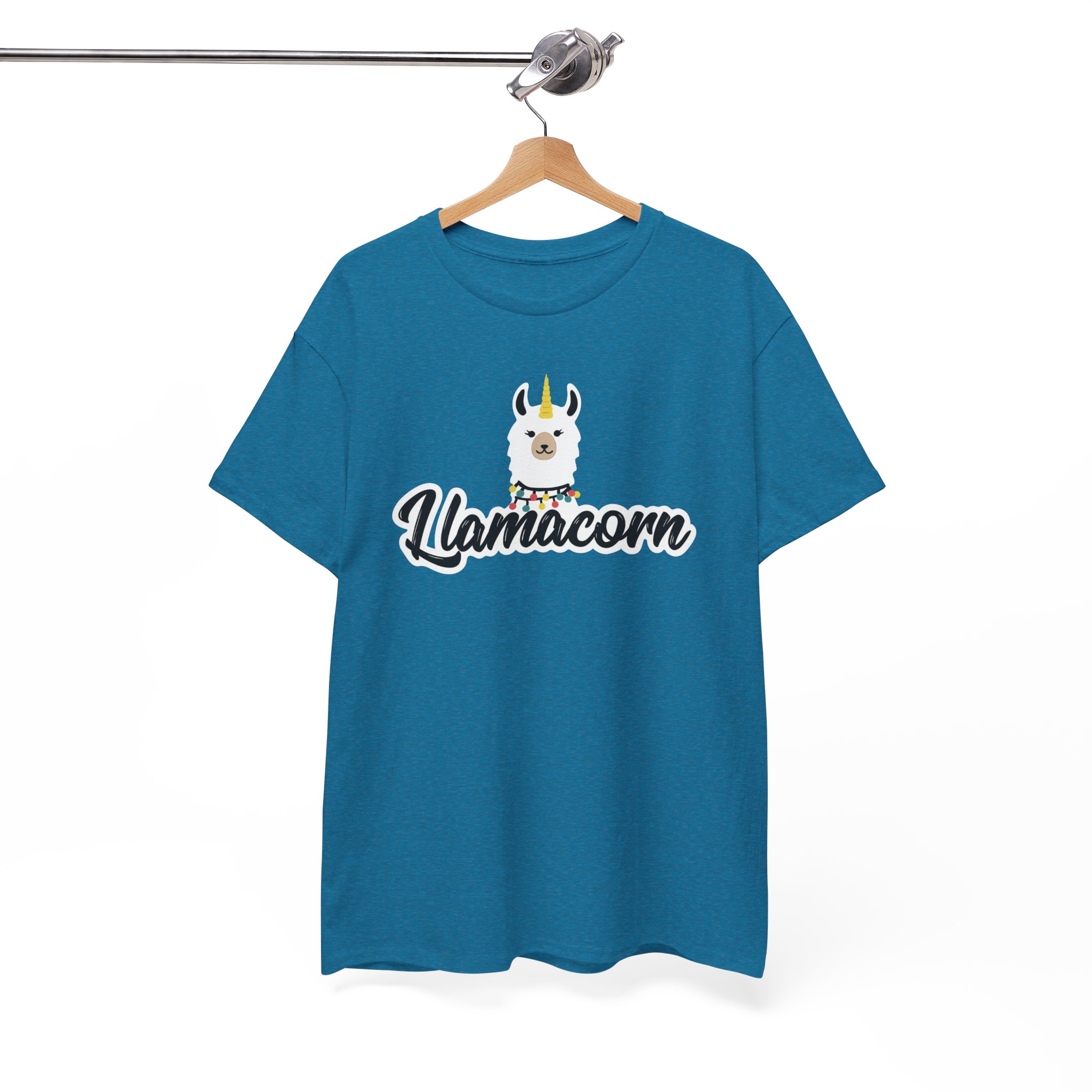 Llamacorn Graphic Tee - Cute Llama Unicorn Shirt - Image 6