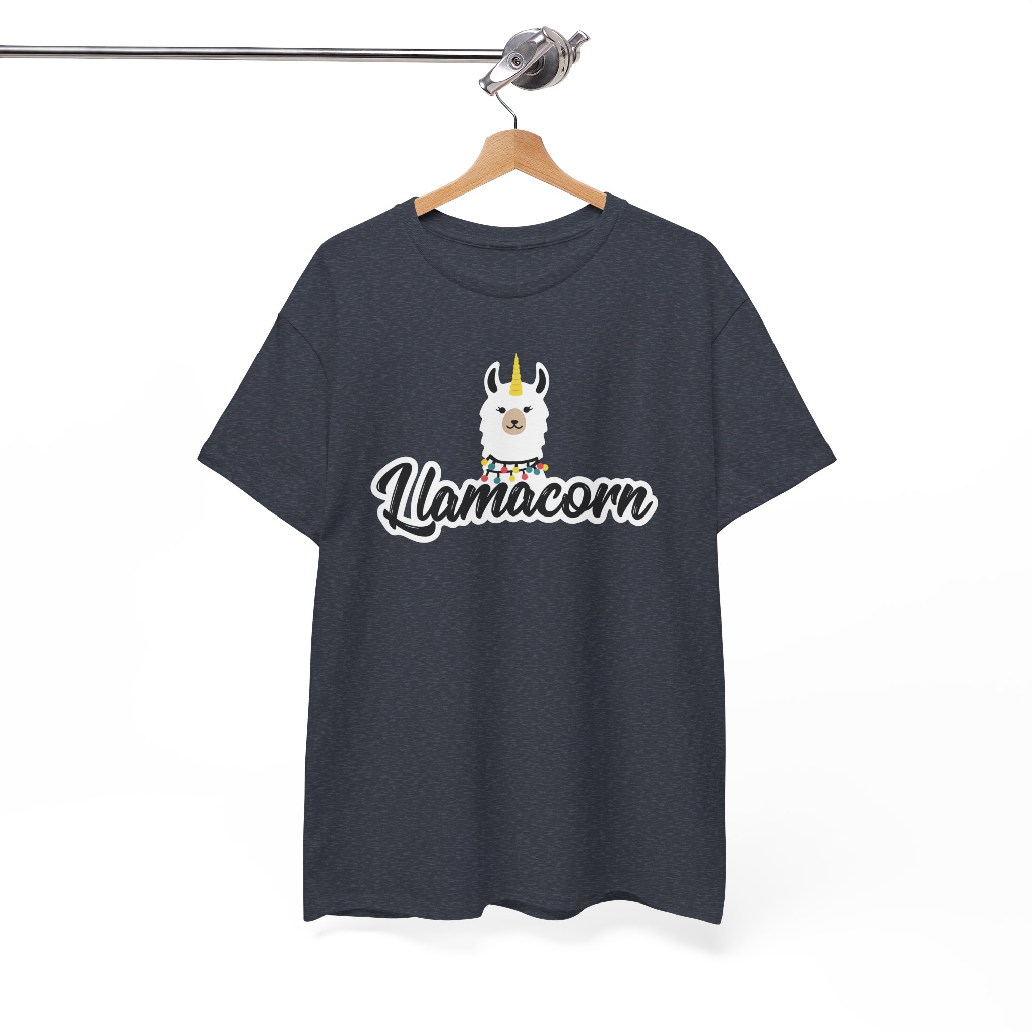 Llamacorn Graphic Tee - Cute Llama Unicorn Shirt - Image 9