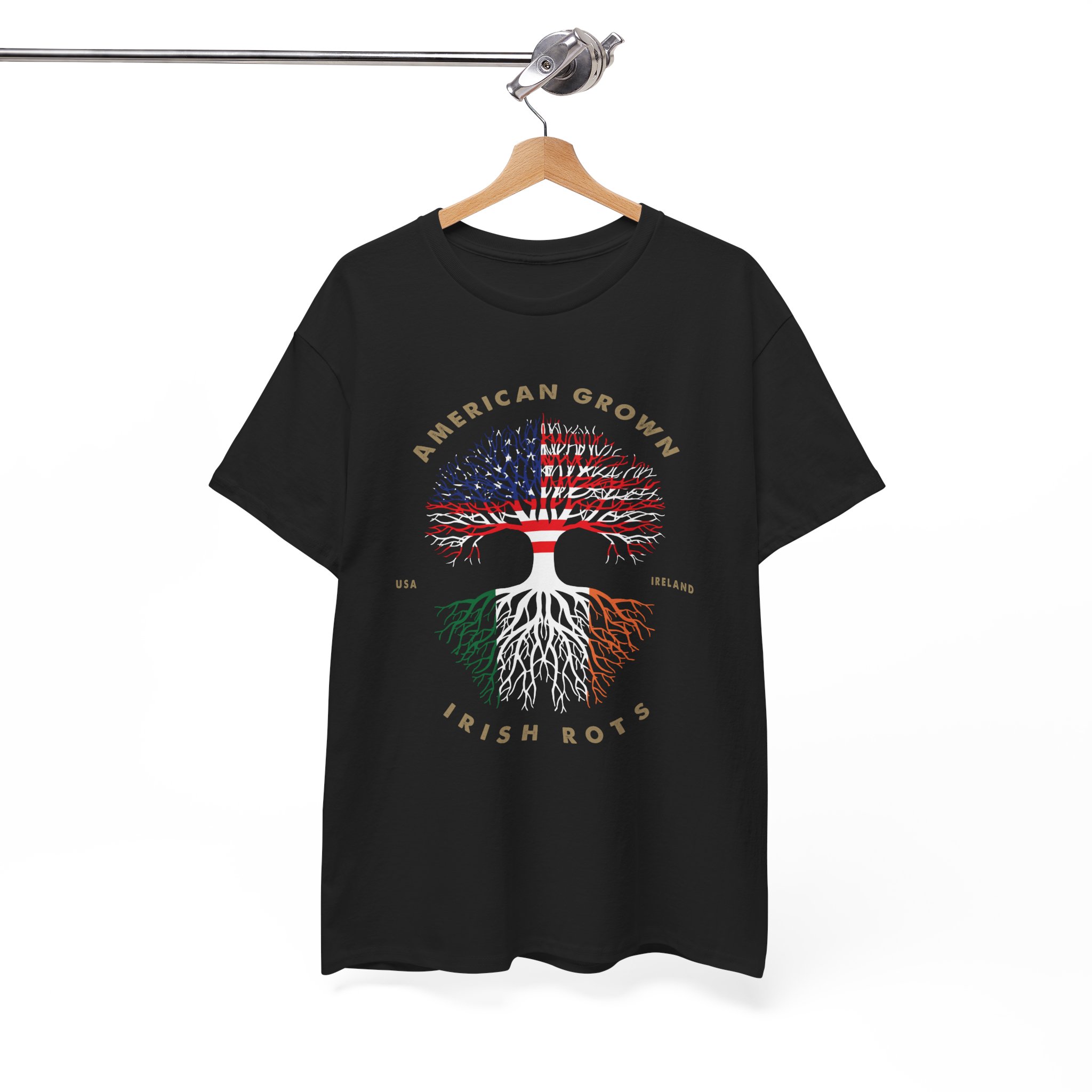 American Grown Irish Roots St. Patrick's Day T-Shirt