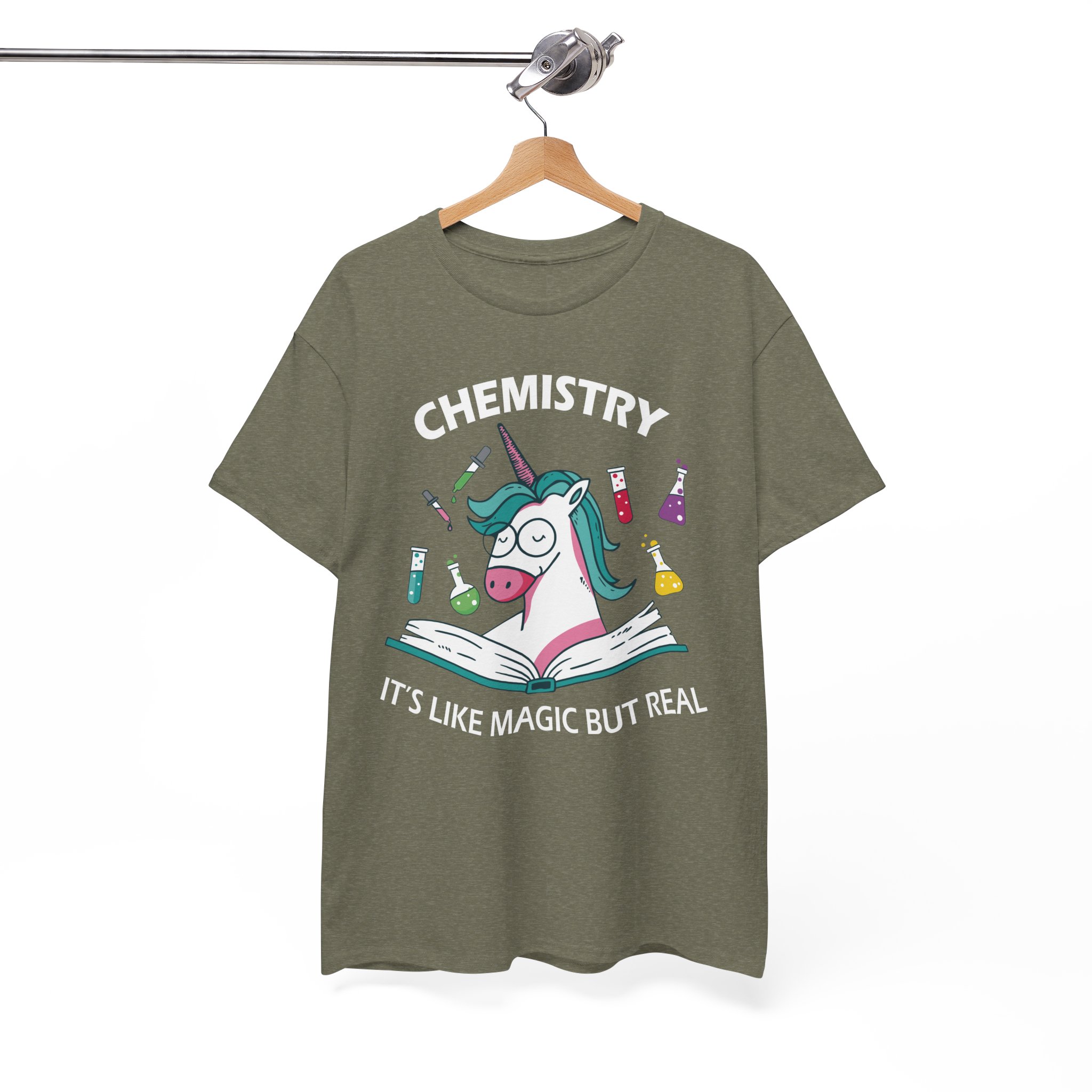 Chemistry Science Tee for Students & Teachers Unicorn Lover T-Shirt - Image 4