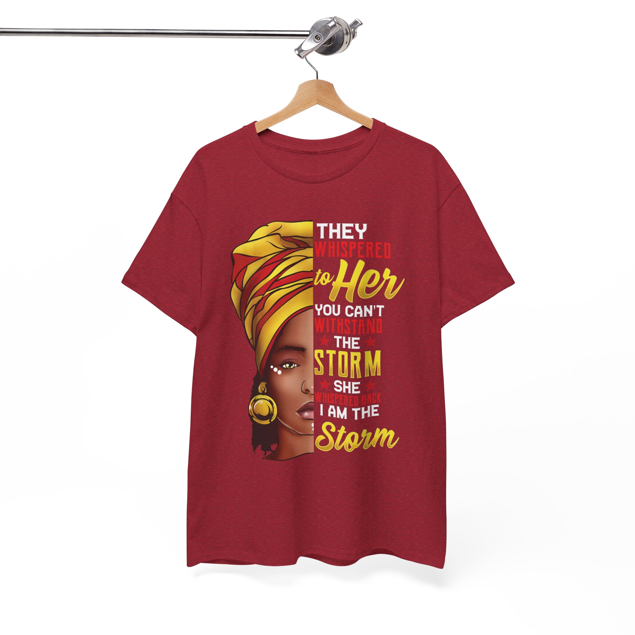 They Whispered to Her You Can’t Weather the Storm Black T‑Shirt - Image 9