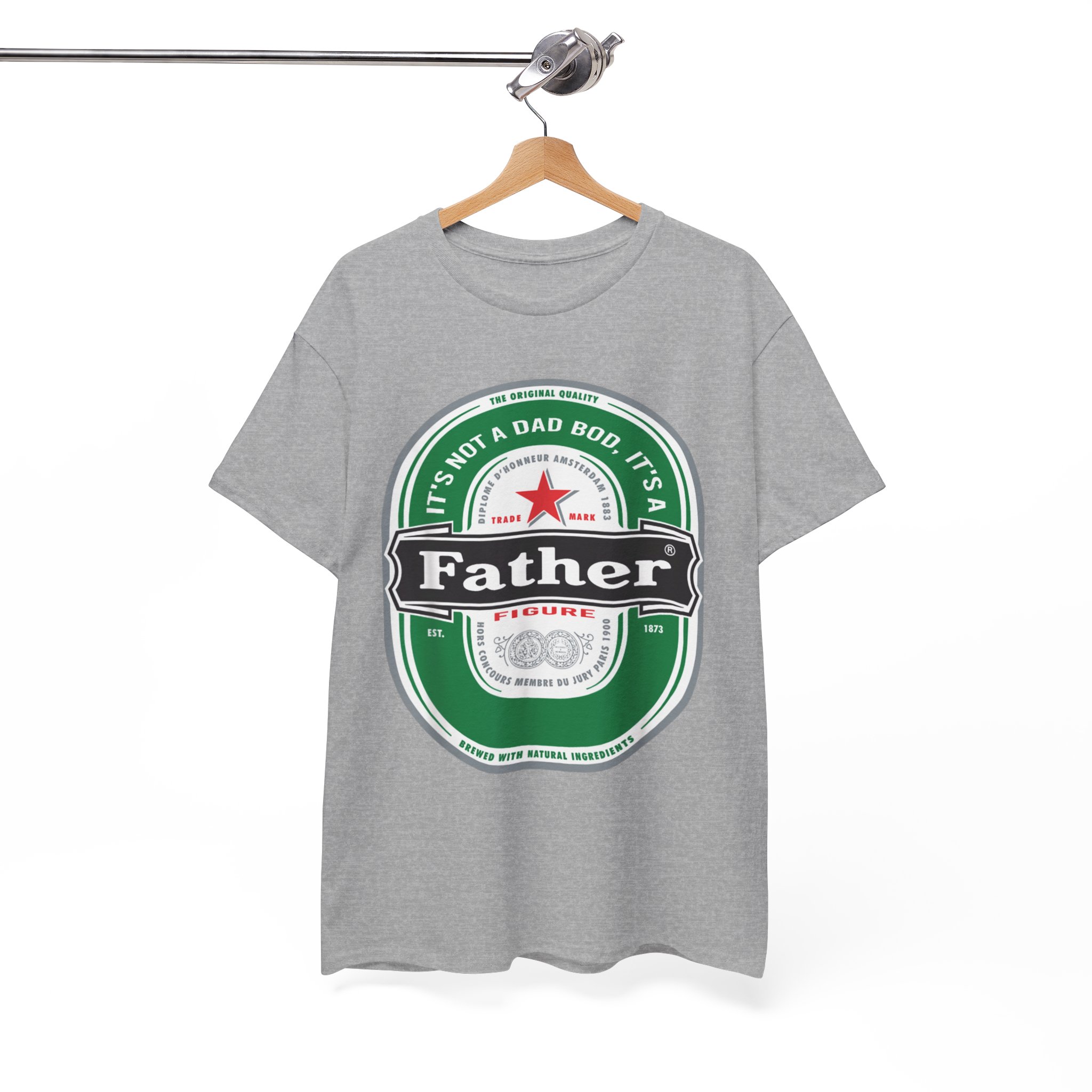 Father Beer Vintage Brewery Father's Day Gift T-Shirt - Image 5