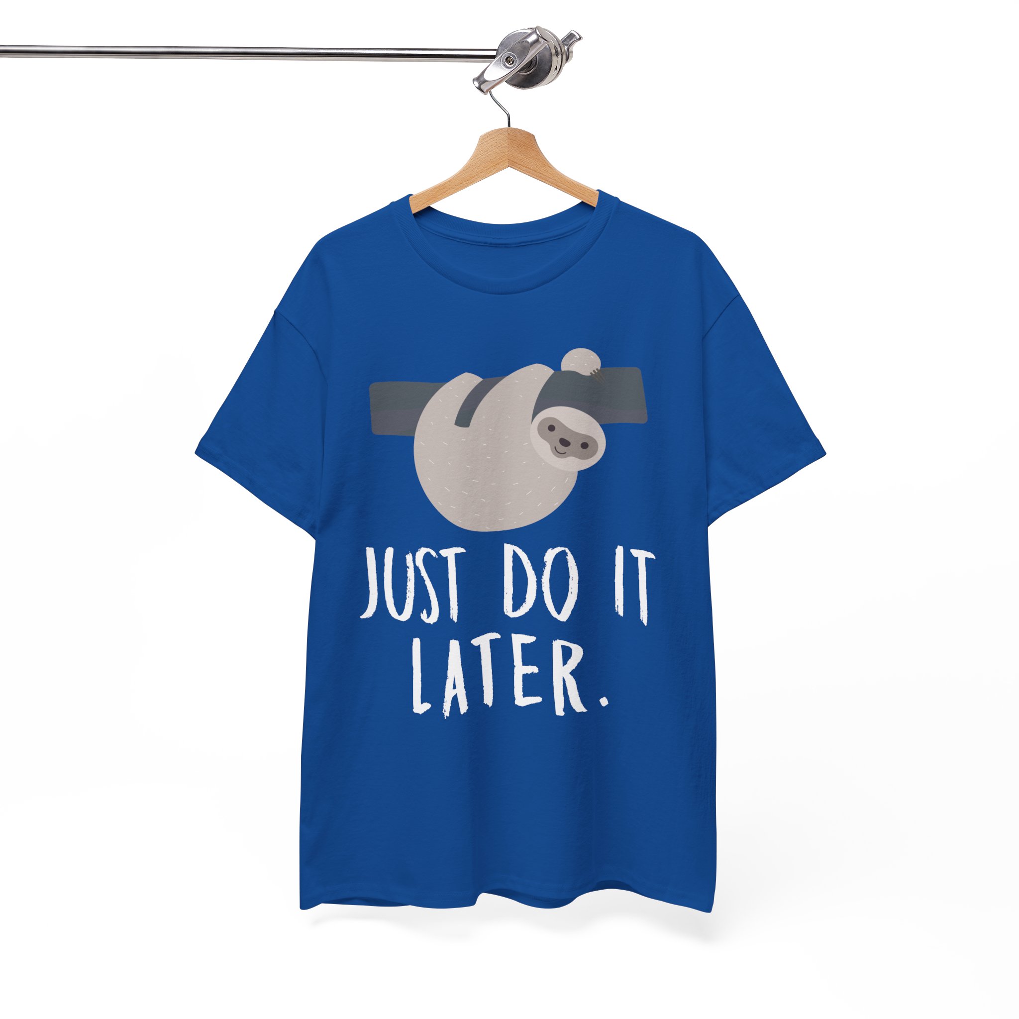 Just Do It Later Sloth T-Shirt - Image 7