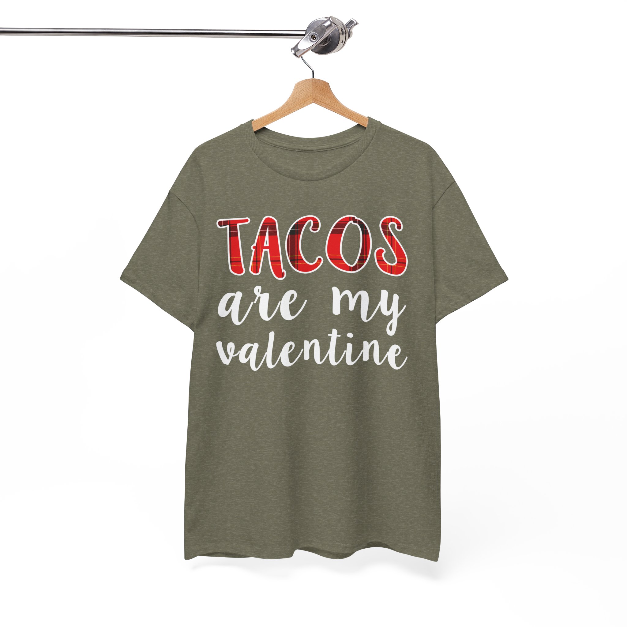 Tacos Are My Valentine Funny Valentine’s Day Tee - Image 4