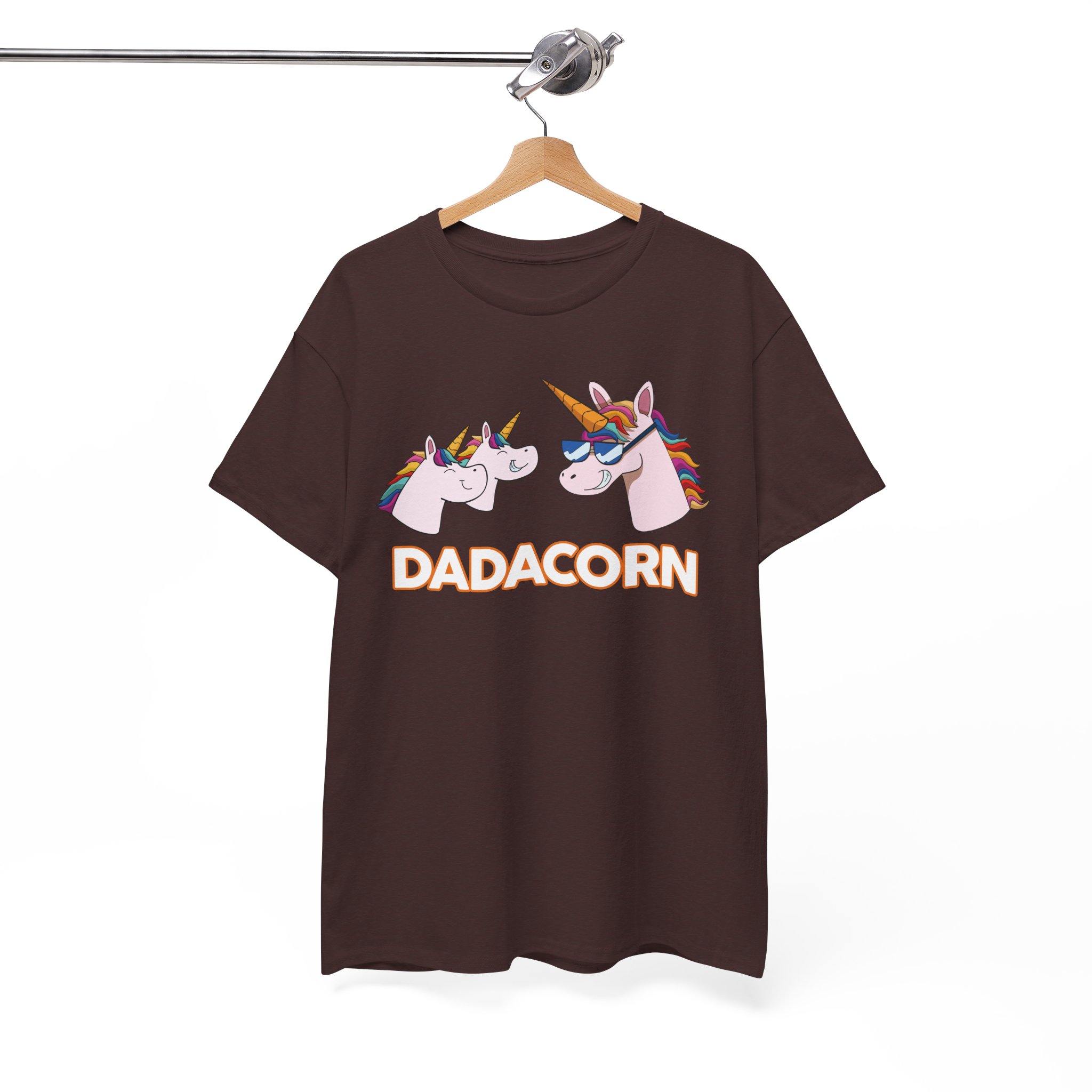 Dadacorn Cute Dad Unicorn Tee for Father’s Day - Image 4