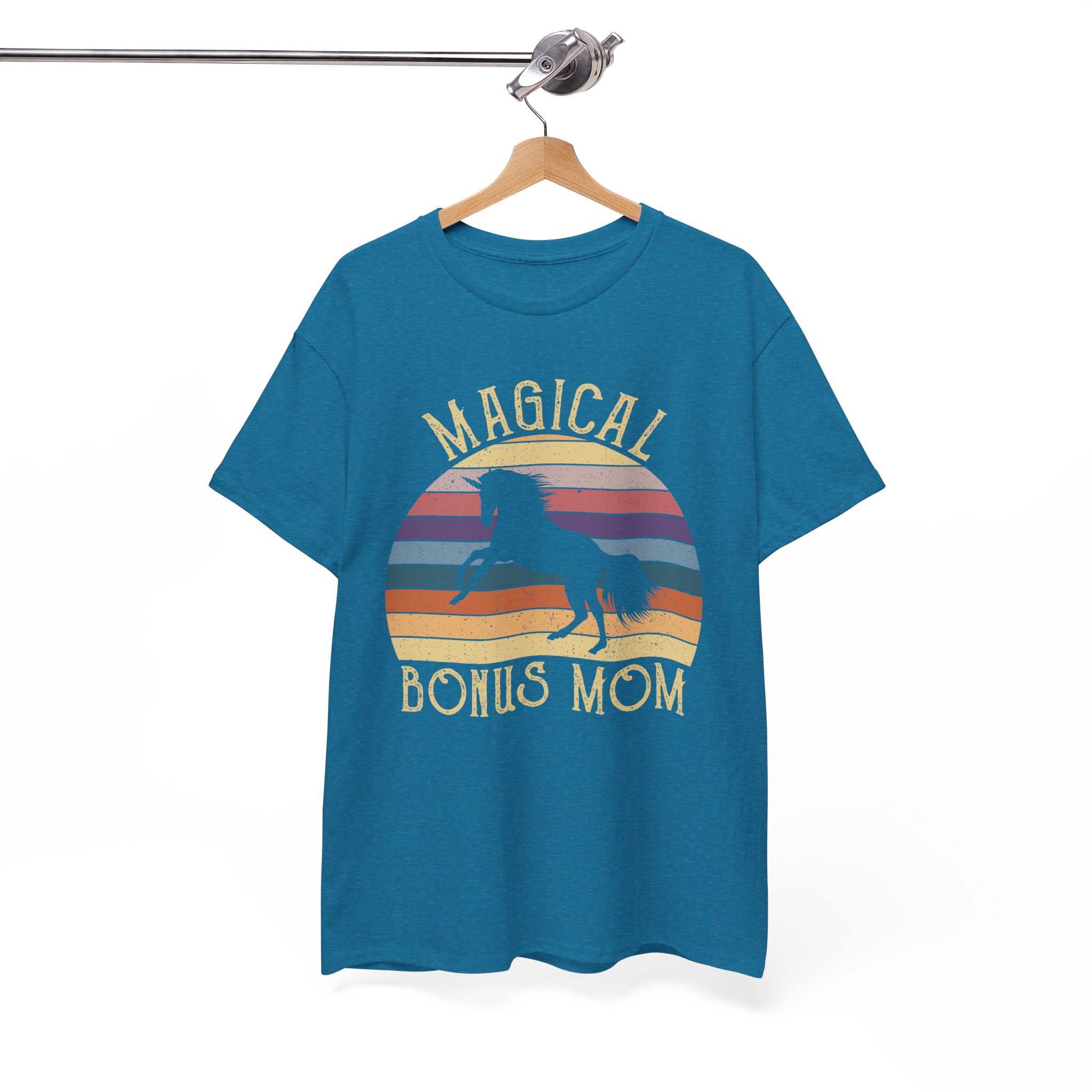 Magical Bonus Mom Retro Unicorn T‑Shirt - Image 7