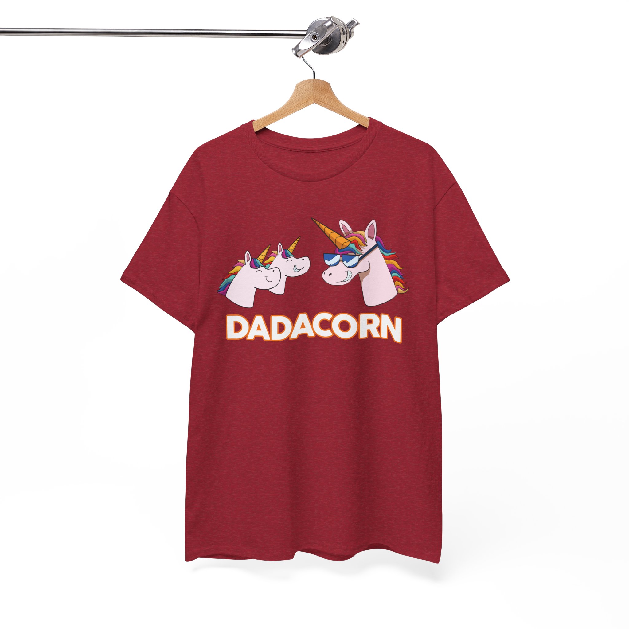Dadacorn Cute Dad Unicorn Tee for Father’s Day - Image 13