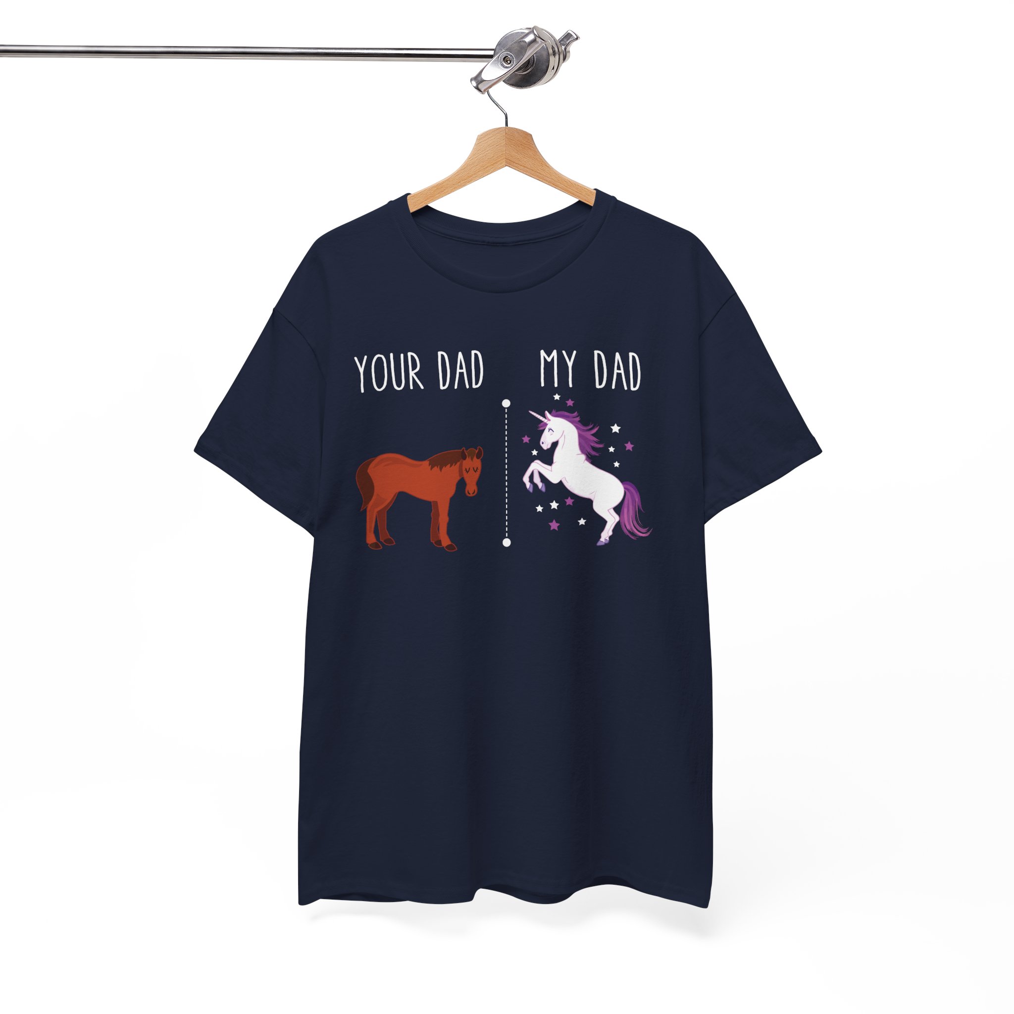 Your Dad / My Dad Funny Father’s Day T-Shirt - Image 8