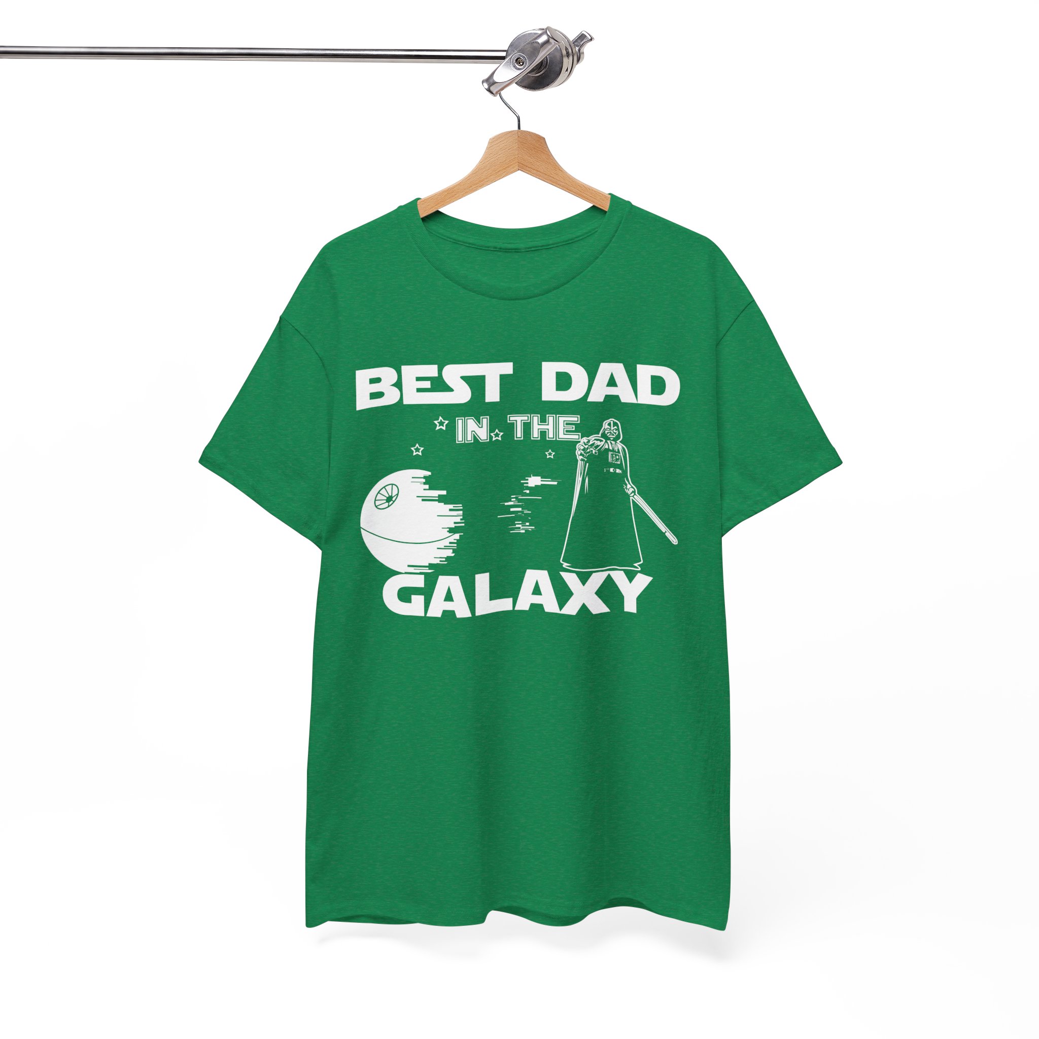 Best Dad in the Galaxy Father's Day Gift T-Shirt - Image 4