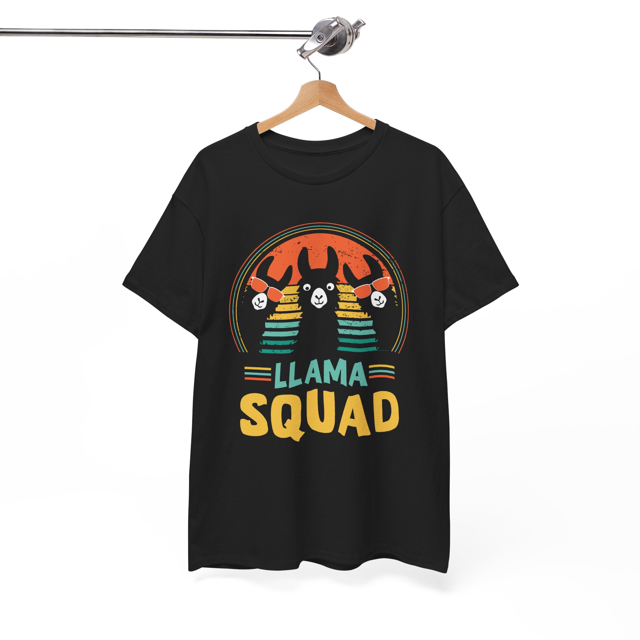 Llama Squad Retro Vintage T‑Shirt - Image 2