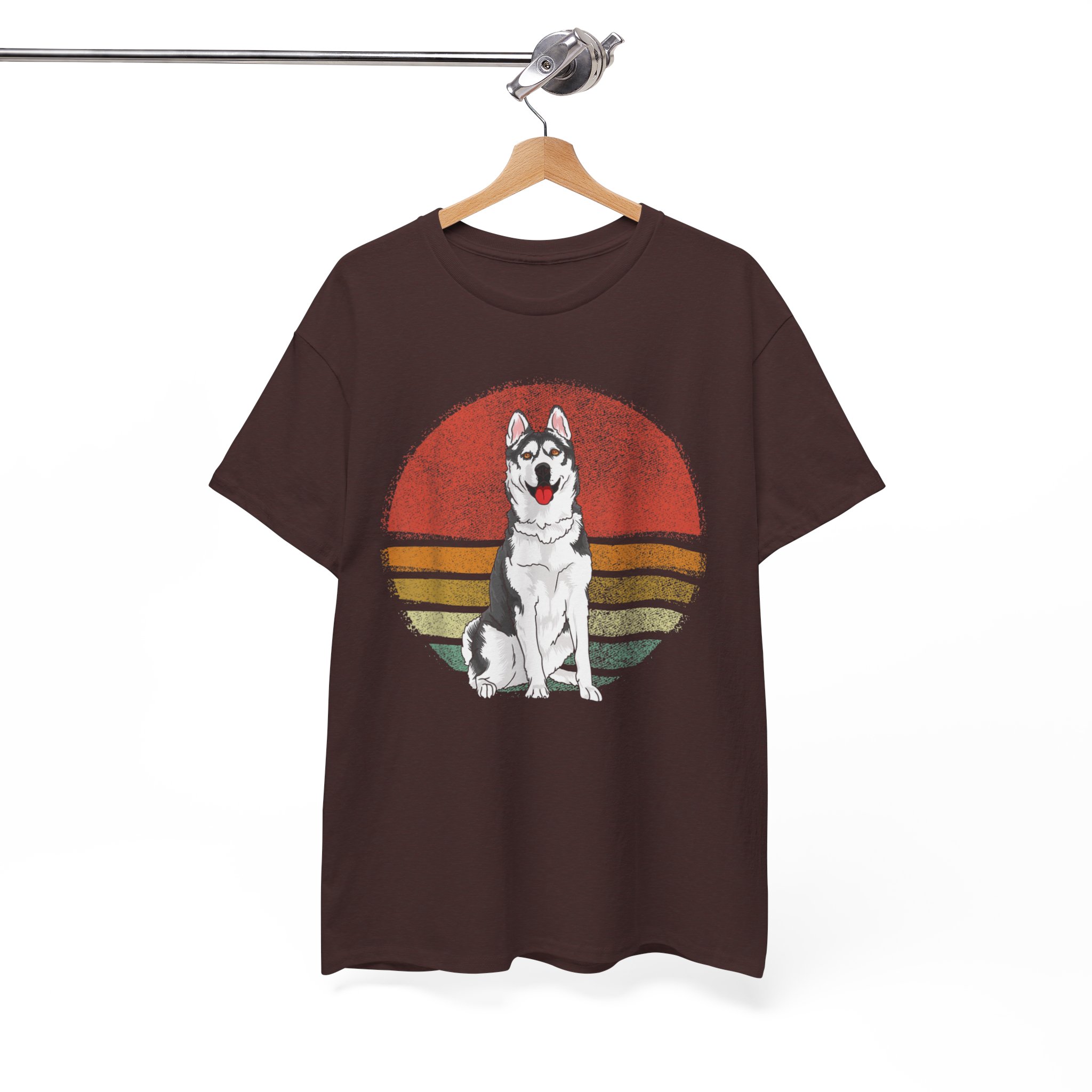 Husky Retro T‑Shirt for Dog Lover - Image 2