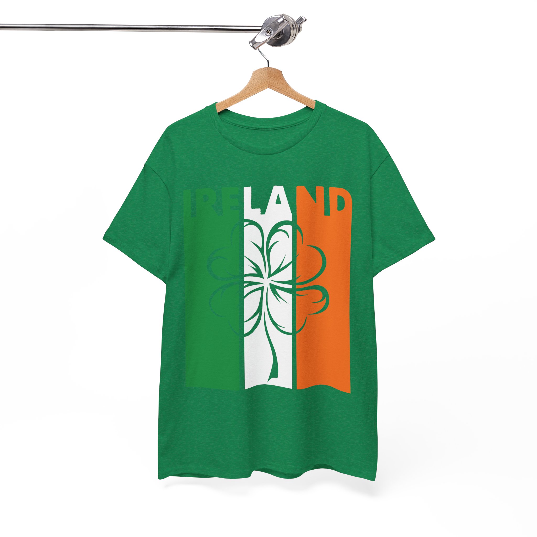Ireland Flag Shamrock St. Patrick’s Day T-Shirt - Image 6