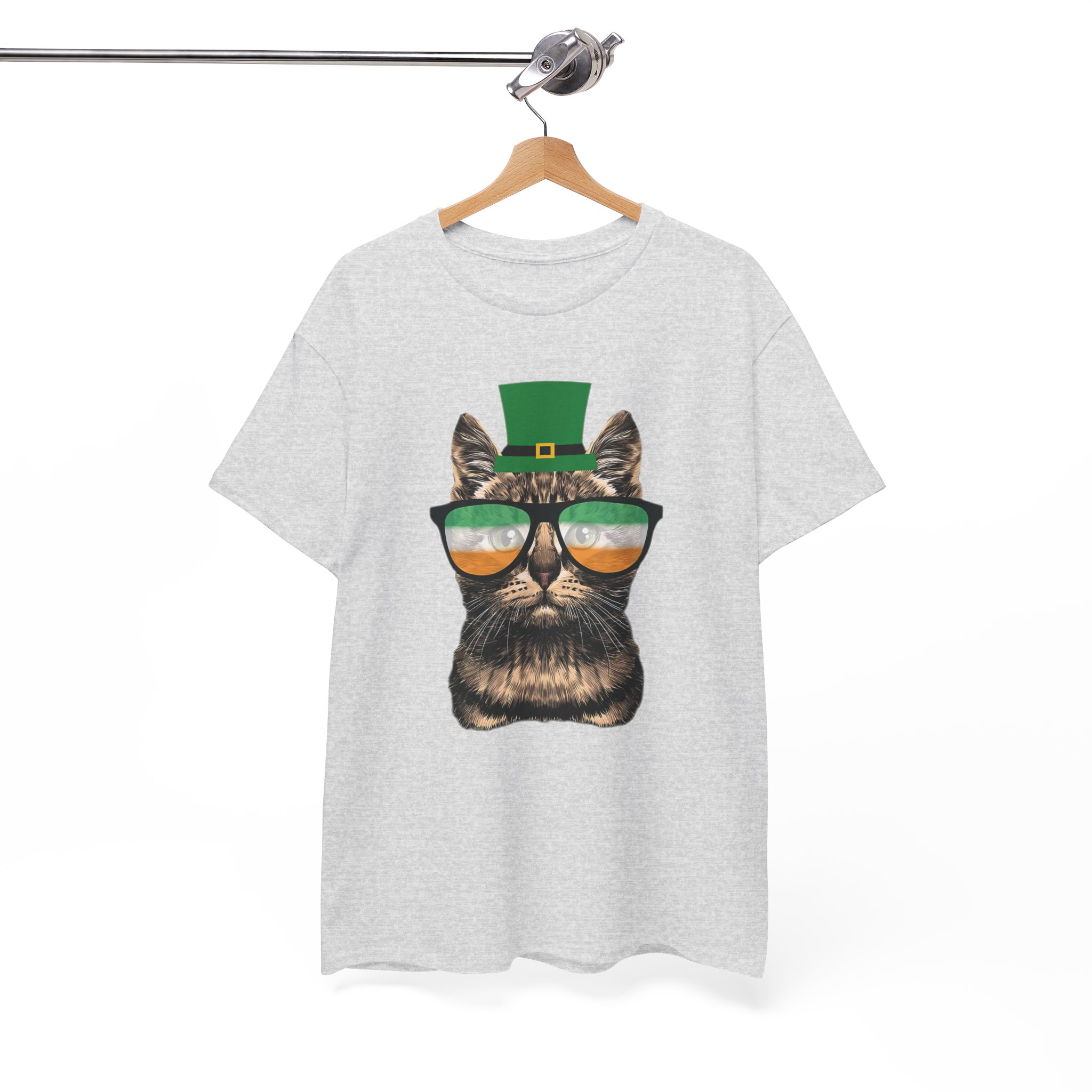 St. Patrick's Day Cat & Leprechaun T-Shirt
