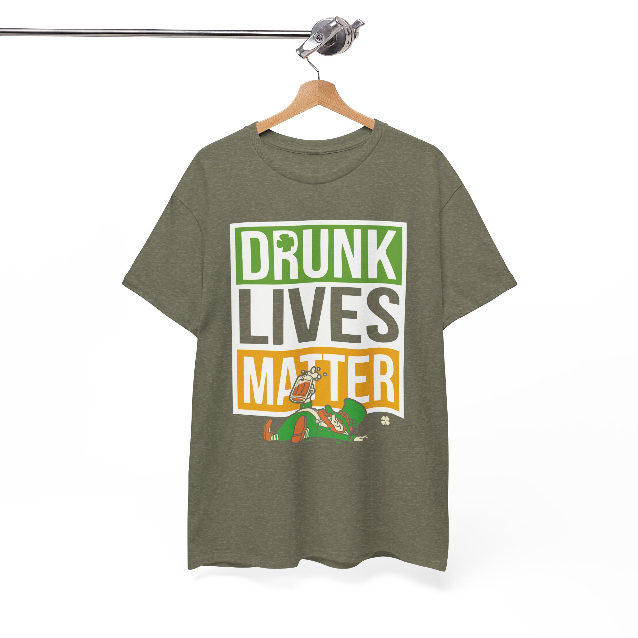 Drunk Lives Matter Funny St. Patrick’s Day Drinking T-Shirt - Image 5