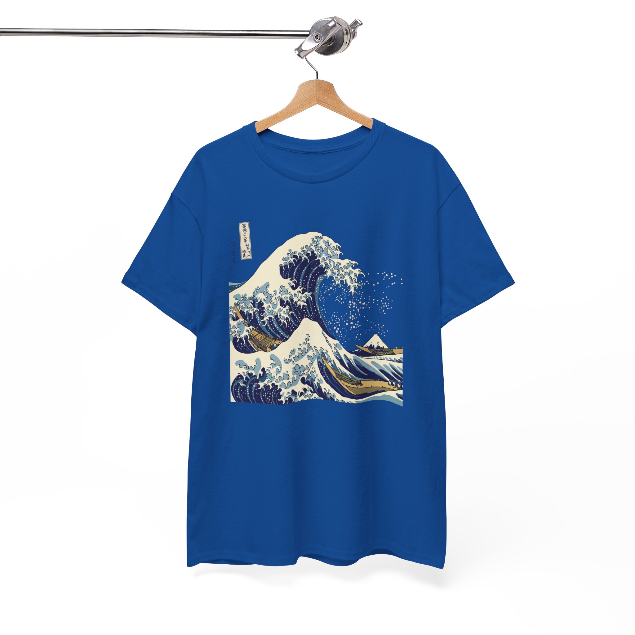 Great Wave Off Kanagawa Japanese T-Shirt - Image 11