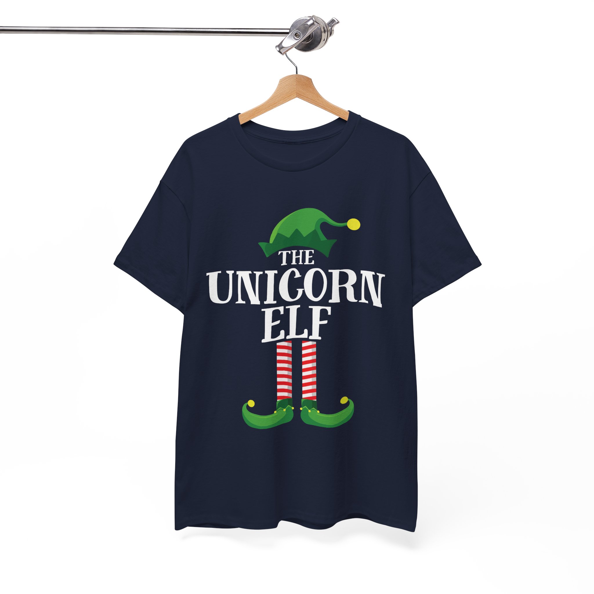The Unicorn Elf Christmas Gift T-Shirt - Image 9