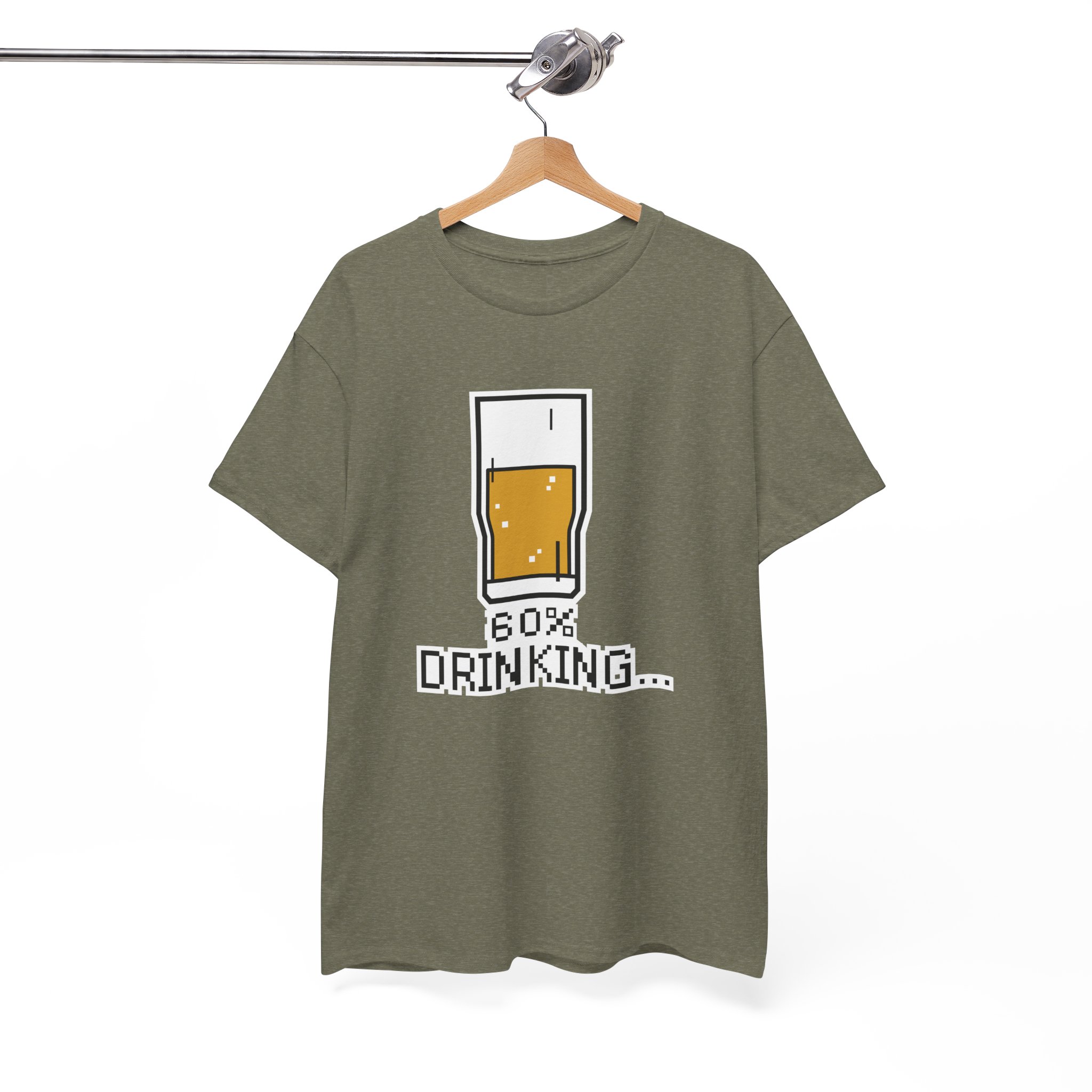 Beer 60% Drinking Team T-Shirt - Image 6