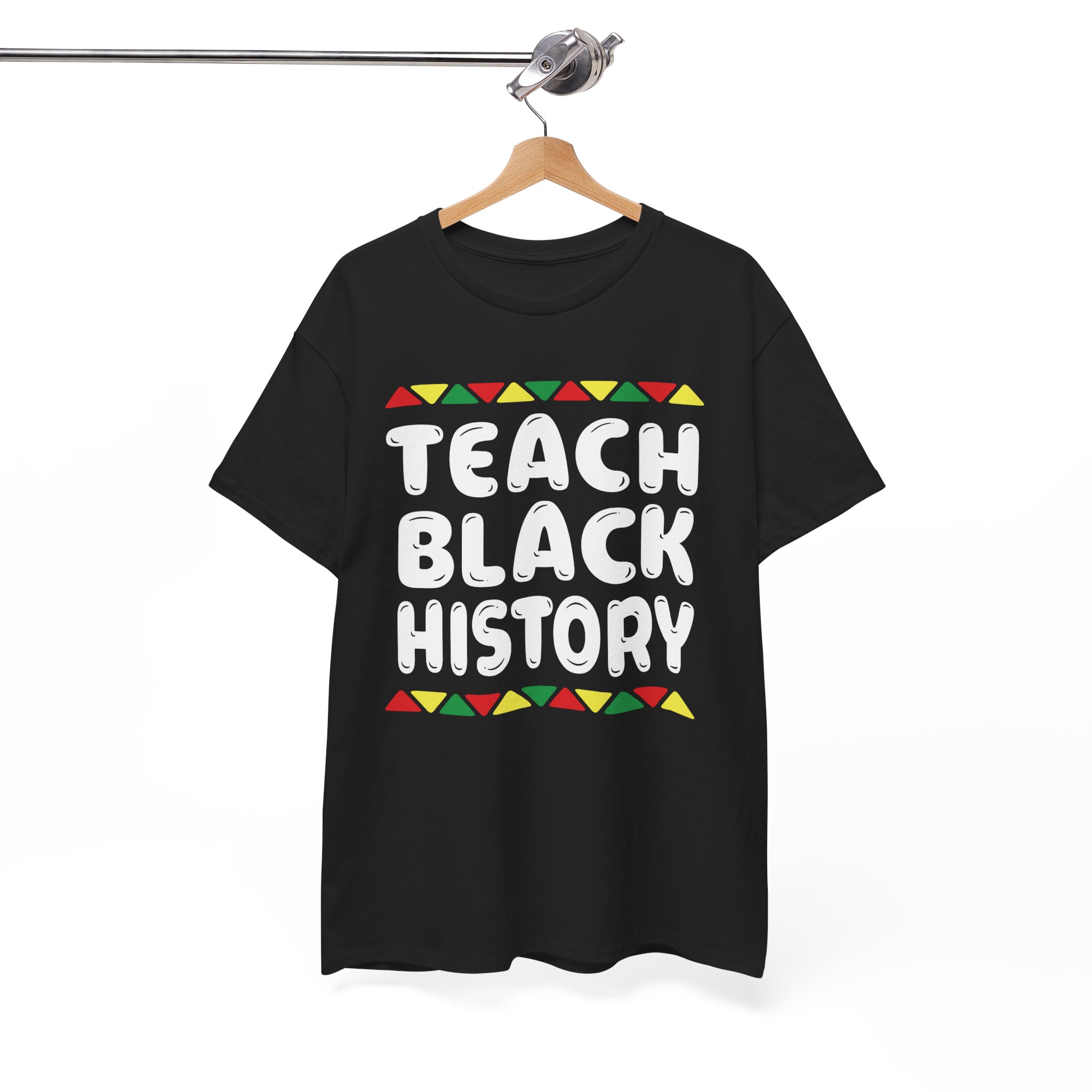 Teach Black History African Pride T-Shirt - Image 2