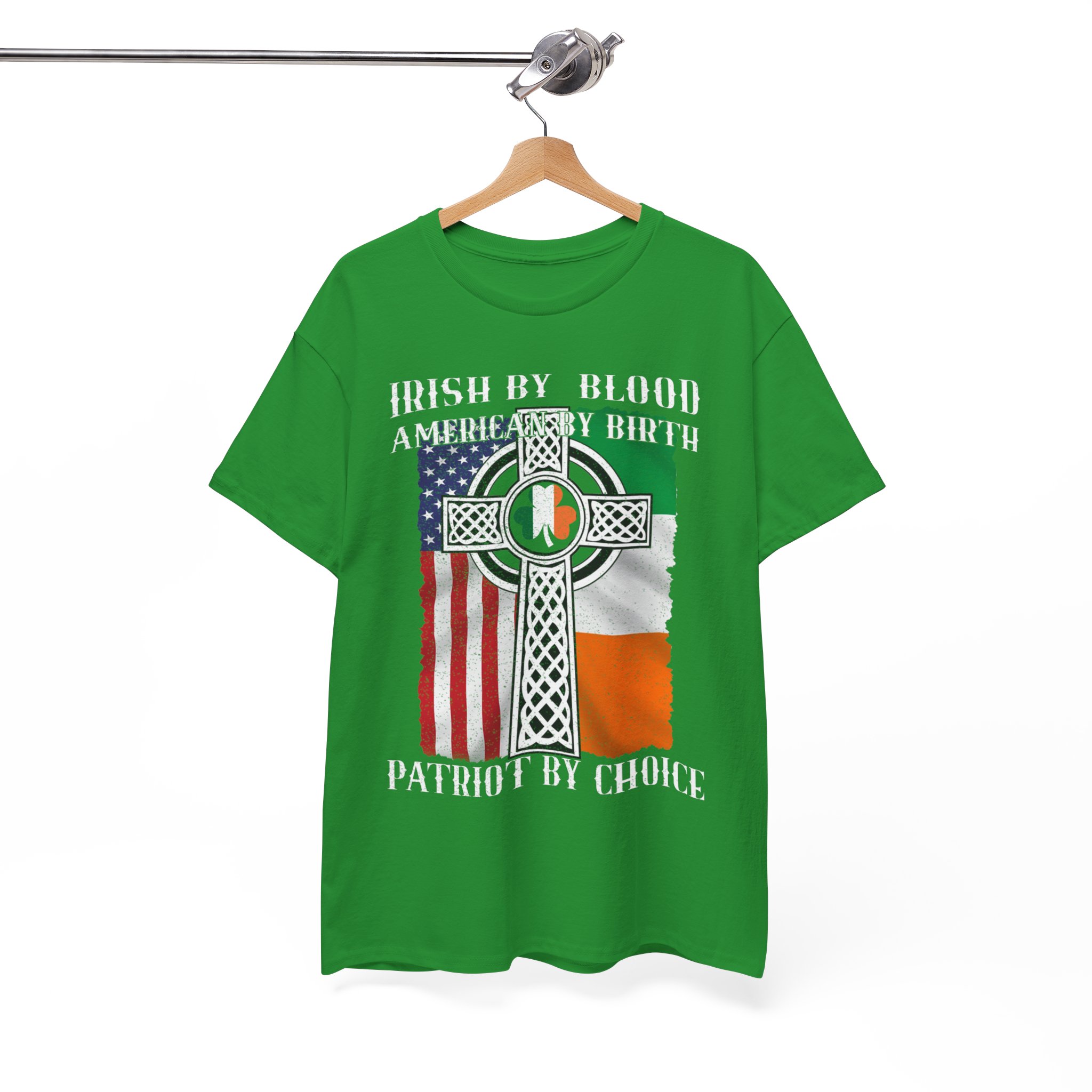 Irish By Blood American Patriot T-Shirt - Image 3