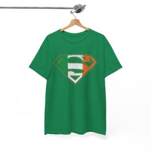 Irish Flag Superman Superhero T-Shirt