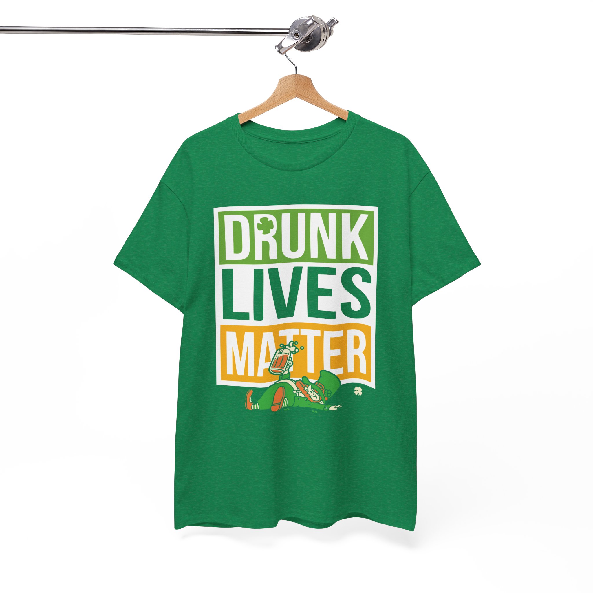 Drunk Lives Matter Funny St. Patrick’s Day Drinking T-Shirt