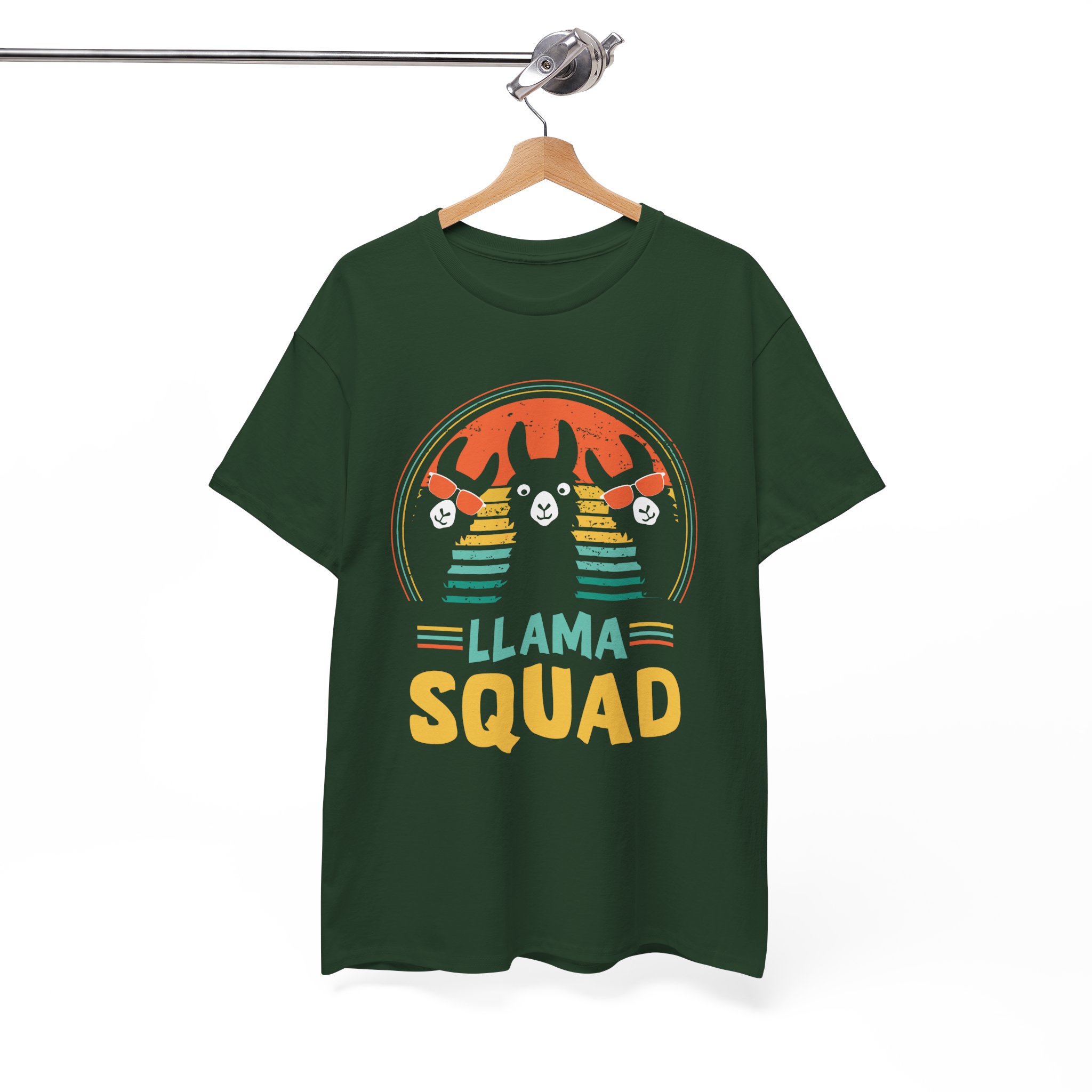 Llama Squad Retro Vintage T‑Shirt