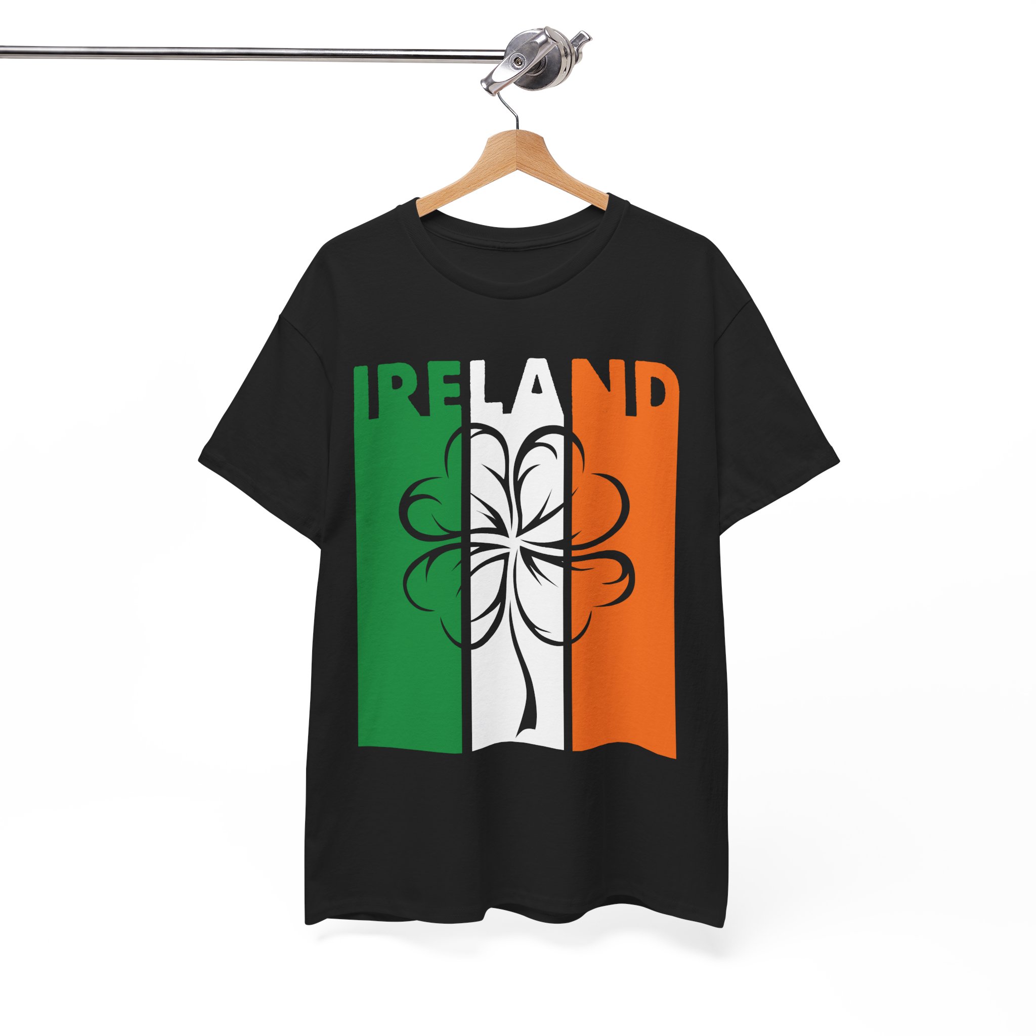 Ireland Flag Shamrock St. Patrick’s Day T-Shirt - Image 3
