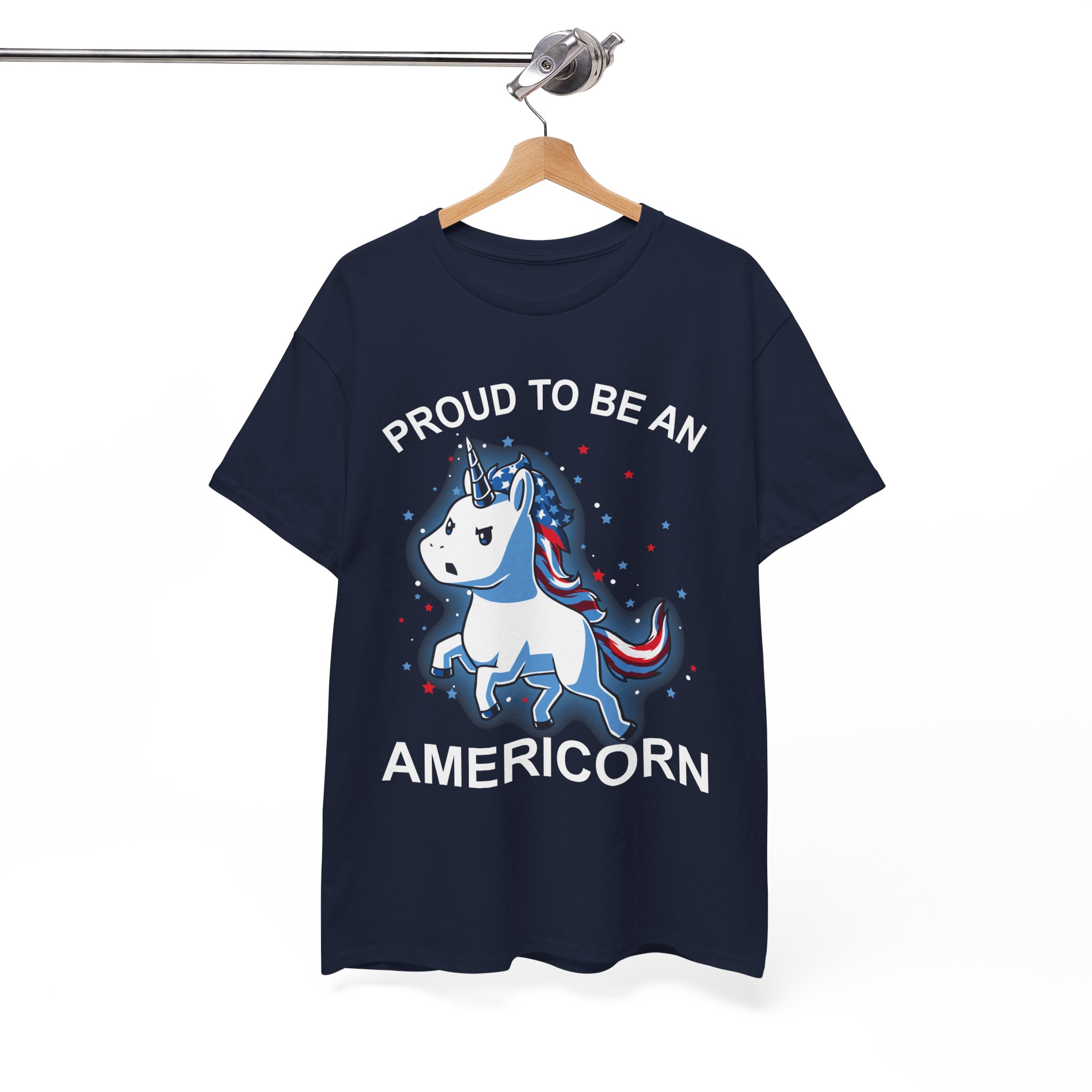 Proud to Be an American Patriotic Unicorn Tee - Image 7
