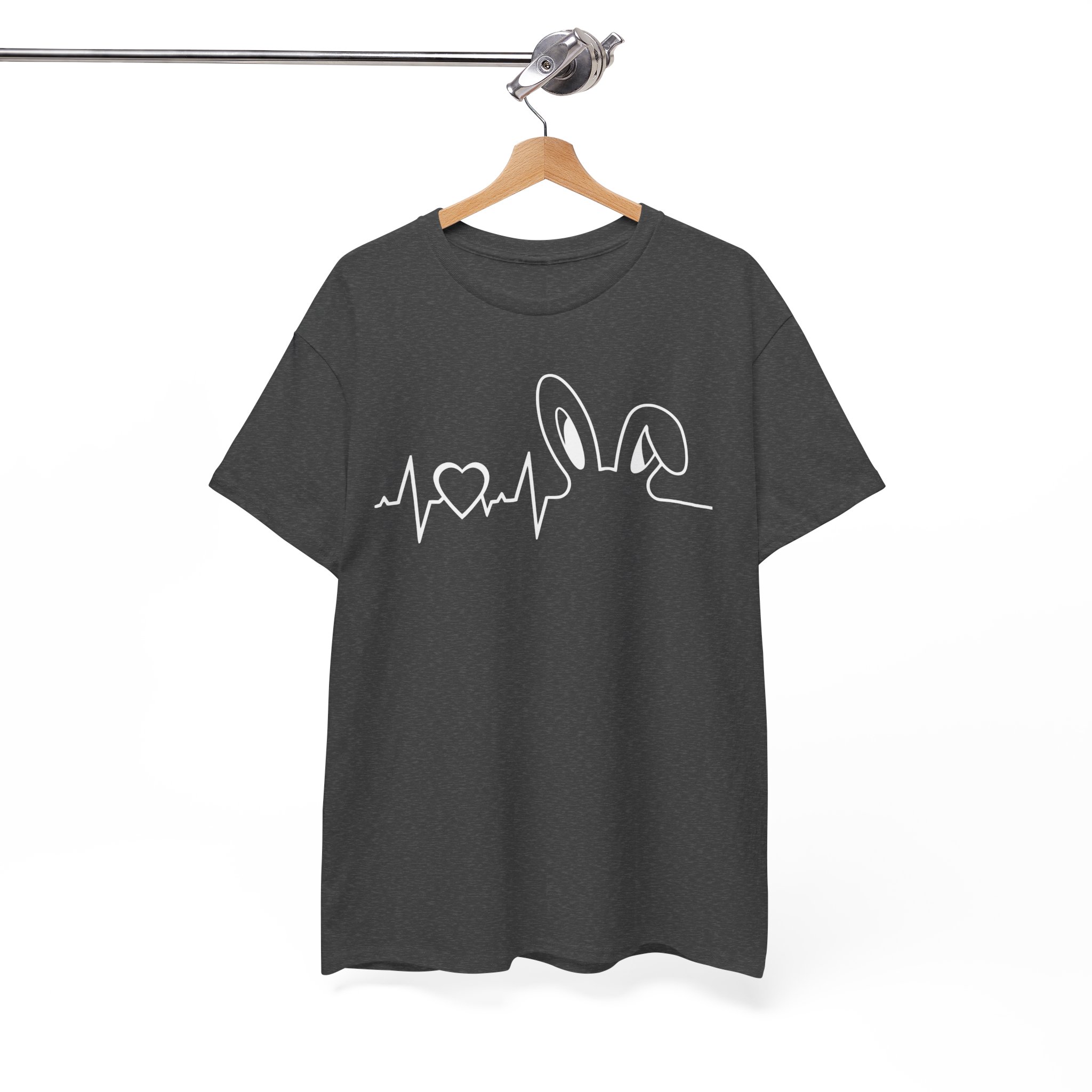 Bunny Heartbeat T‑Shirt for Pet Lover Tee - Image 7