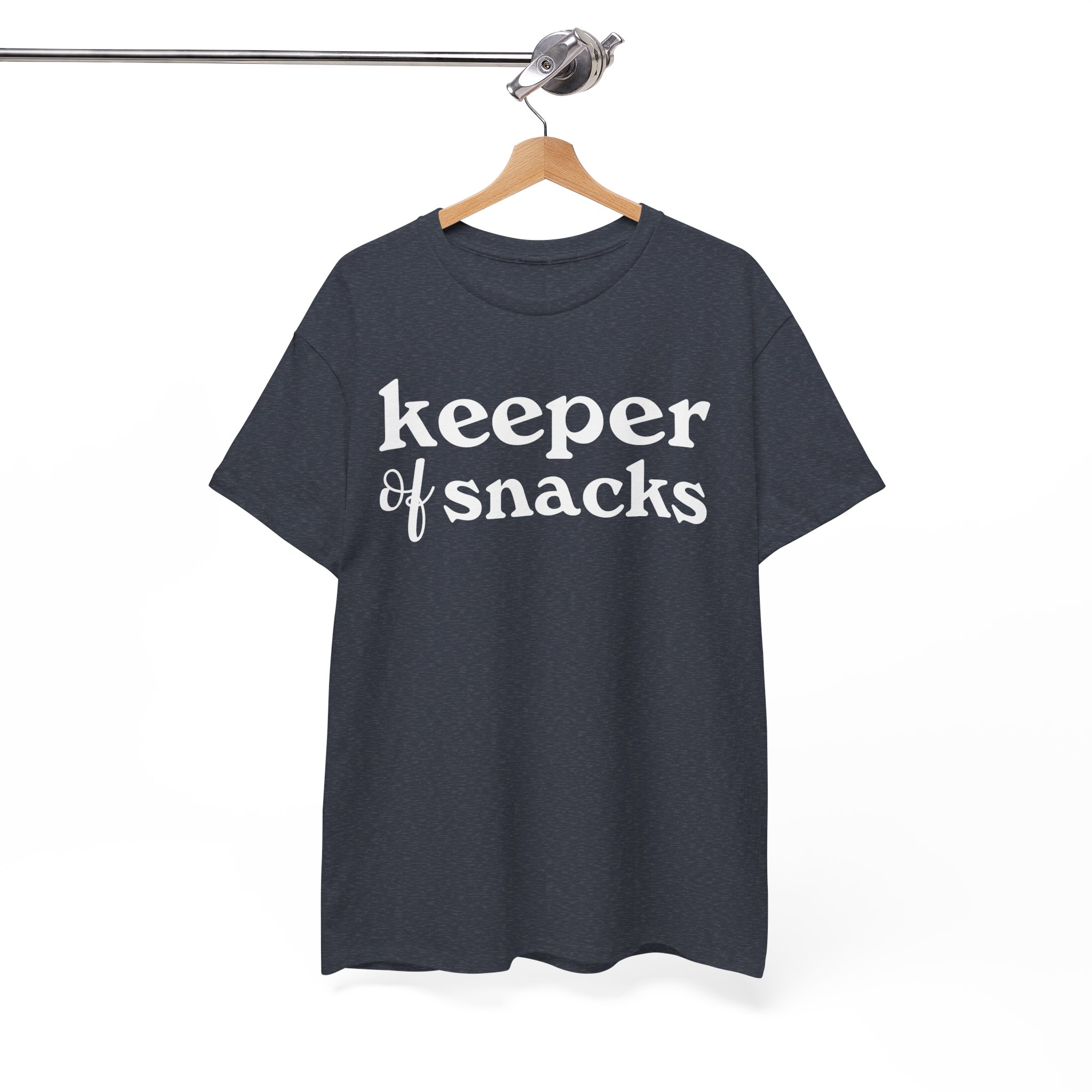 Keeper of Snacks Funny Snack Lover Tee - Image 9