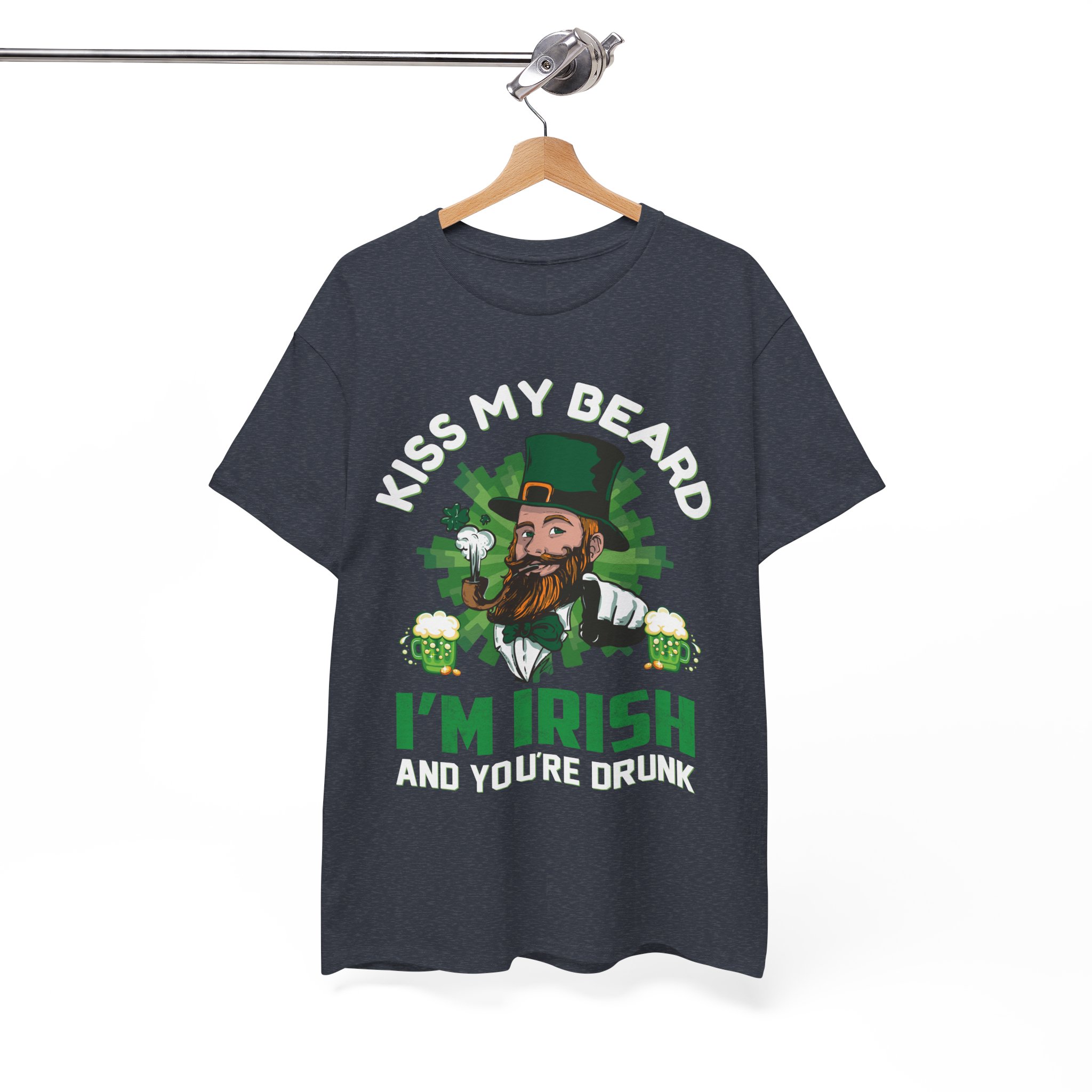 Funny I'm Irish Leprechaun T-Shirt - Image 3