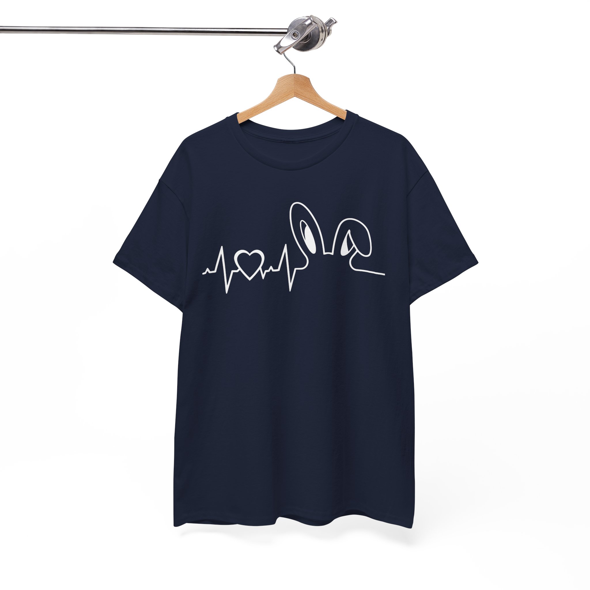 Bunny Heartbeat T‑Shirt for Pet Lover Tee - Image 9