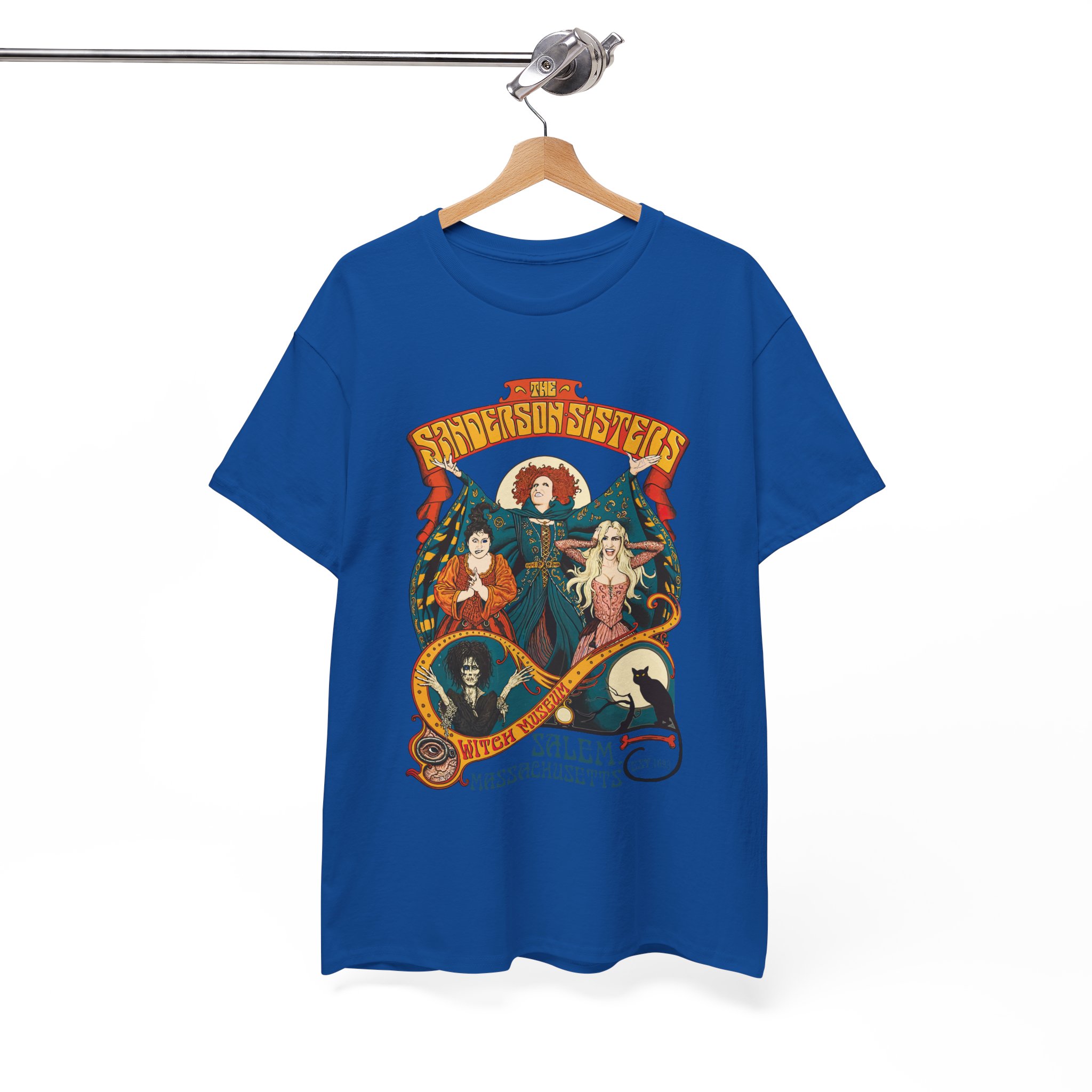 Witches of Sanderson Sisters Retro Halloween Spellbound T-Shirt - Image 9