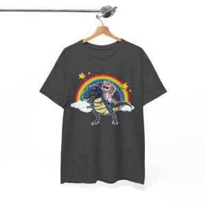 Unicorn Ride Dino T-Rex Retro T-Shirt