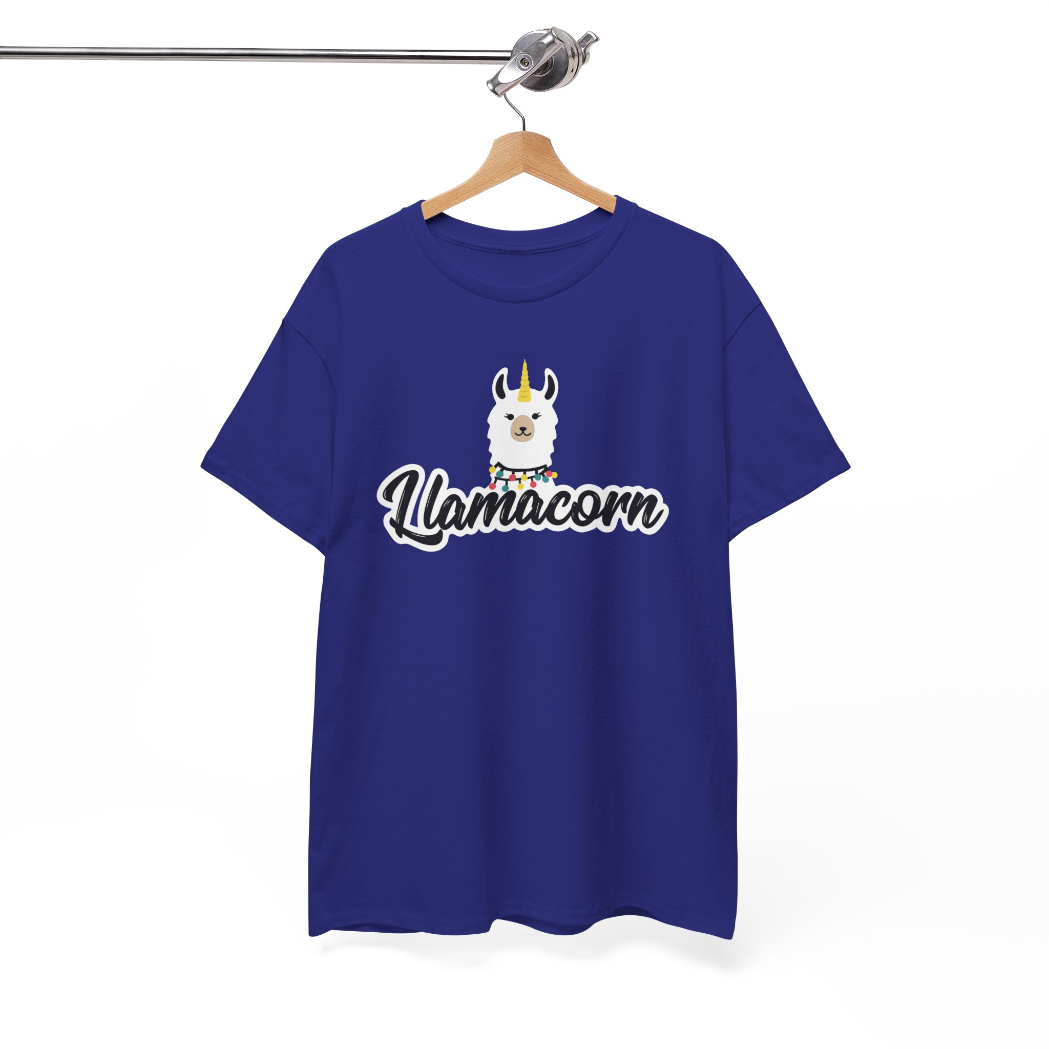 Llamacorn Graphic Tee - Cute Llama Unicorn Shirt - Image 10
