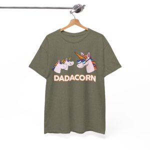 Dadacorn Cute Dad Unicorn Tee for Father’s Day