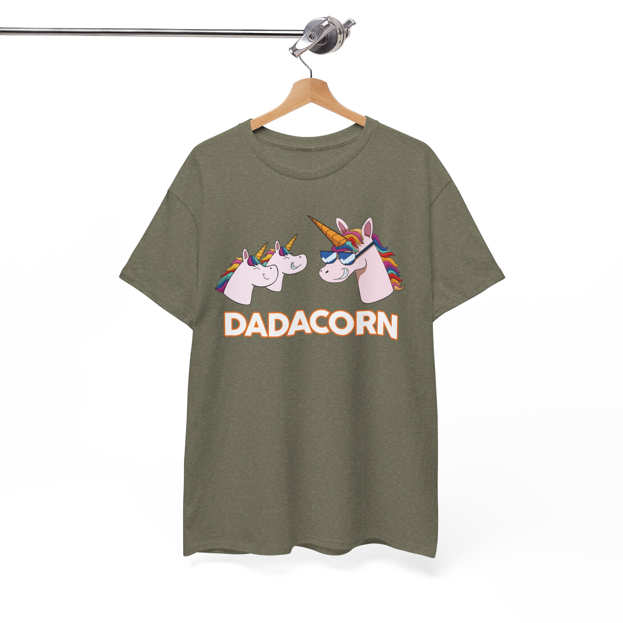 Dadacorn Cute Dad Unicorn Tee for Father’s Day