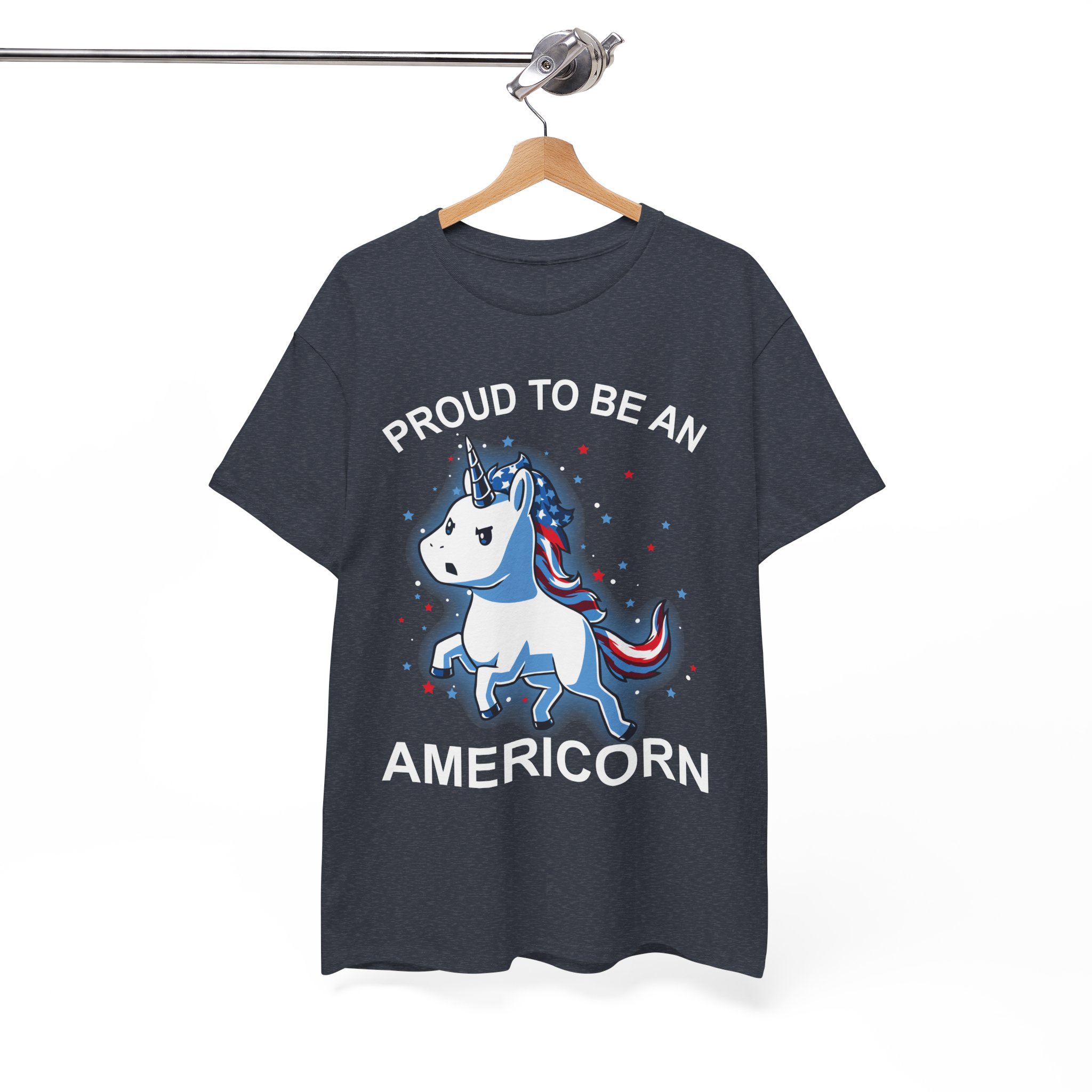 Proud to Be an American Patriotic Unicorn Tee - Image 8