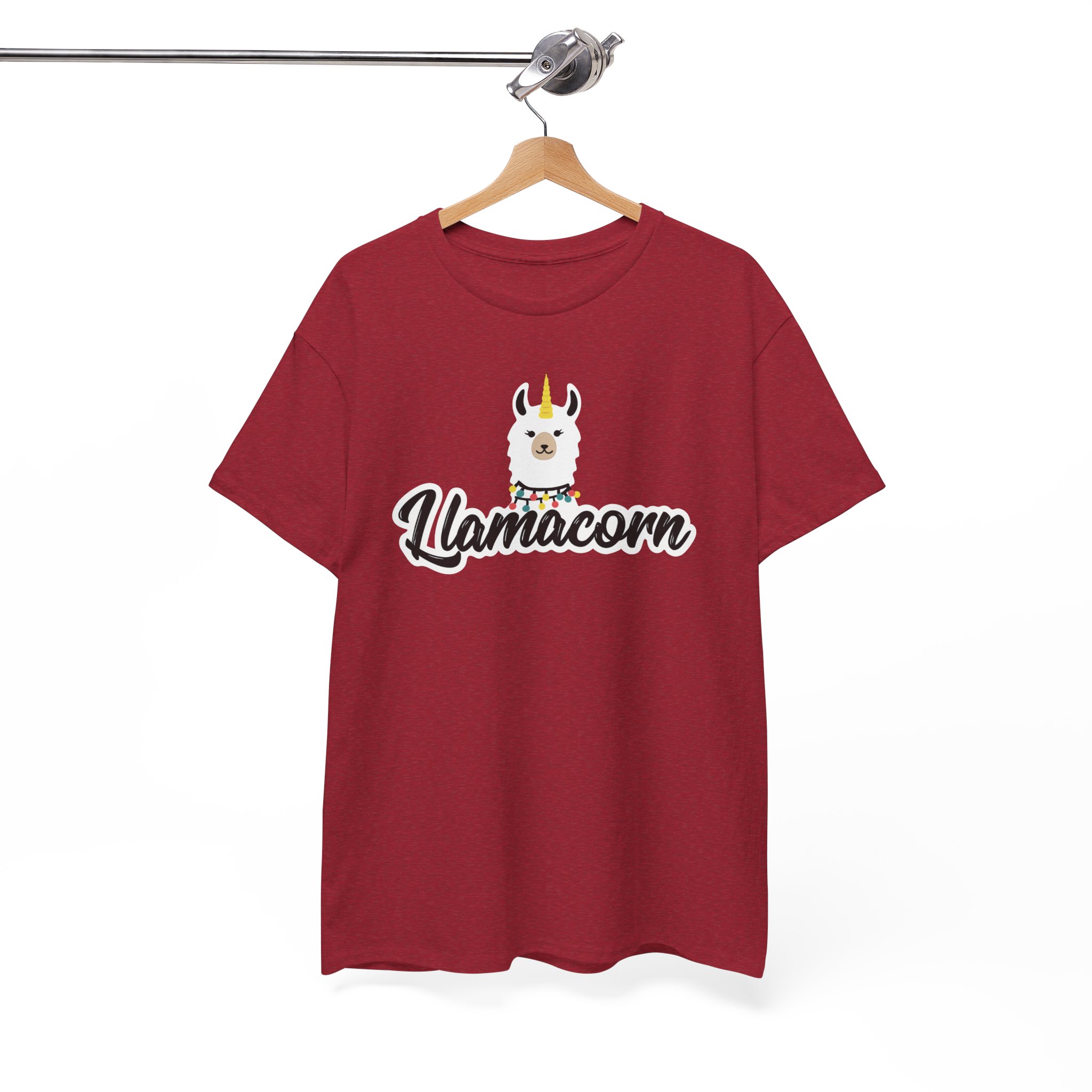 Llamacorn Graphic Tee - Cute Llama Unicorn Shirt - Image 11