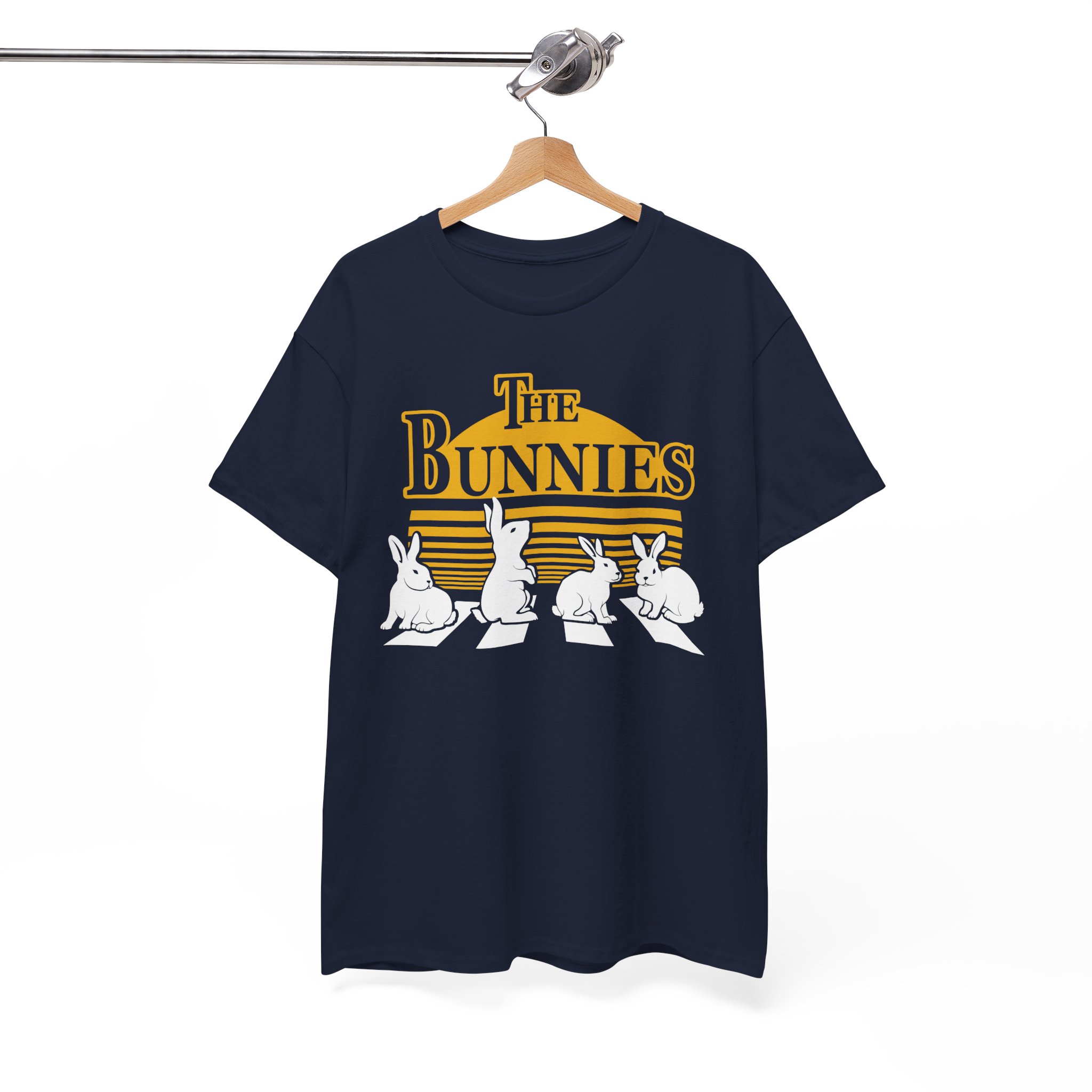 The Beatles Bunnies Crosswalk Funny T-Shirt - Image 8