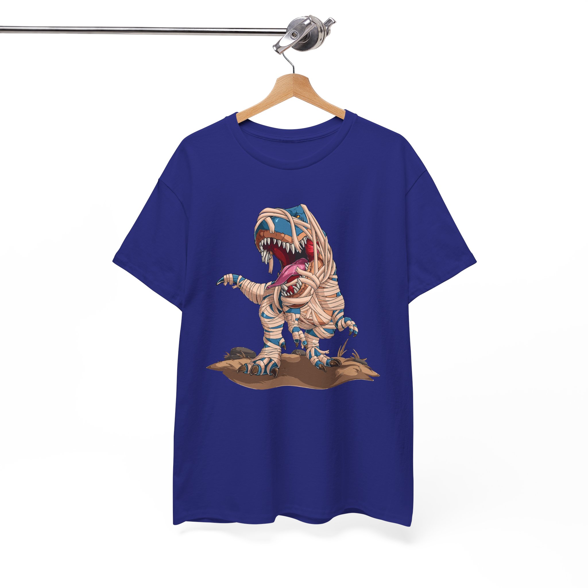 Dinosaur T-Rex Mummy Halloween Costume T‑Shirt - Image 11