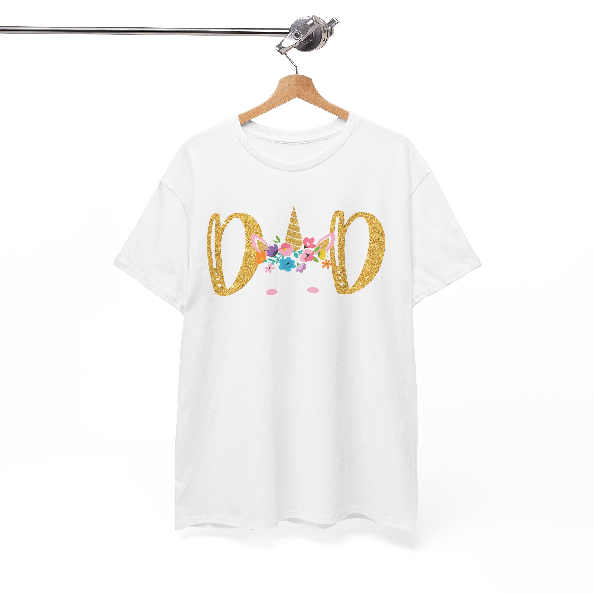 Unicorn Dad Father’s Day Gift T-Shirt - Image 2