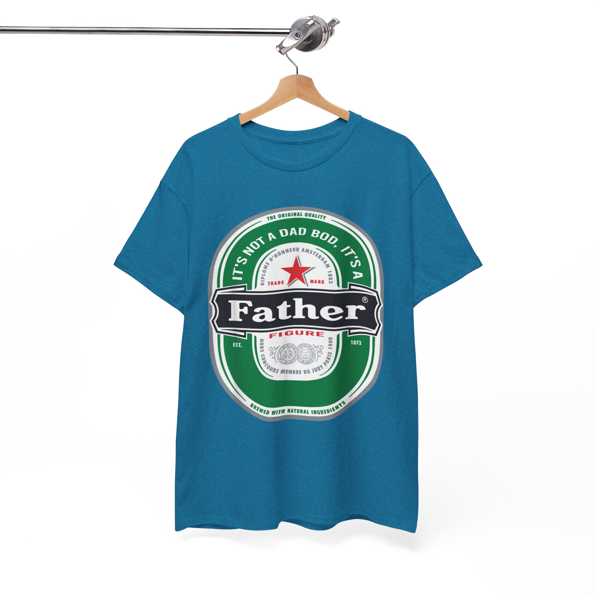 Father Beer Vintage Brewery Father's Day Gift T-Shirt - Image 9