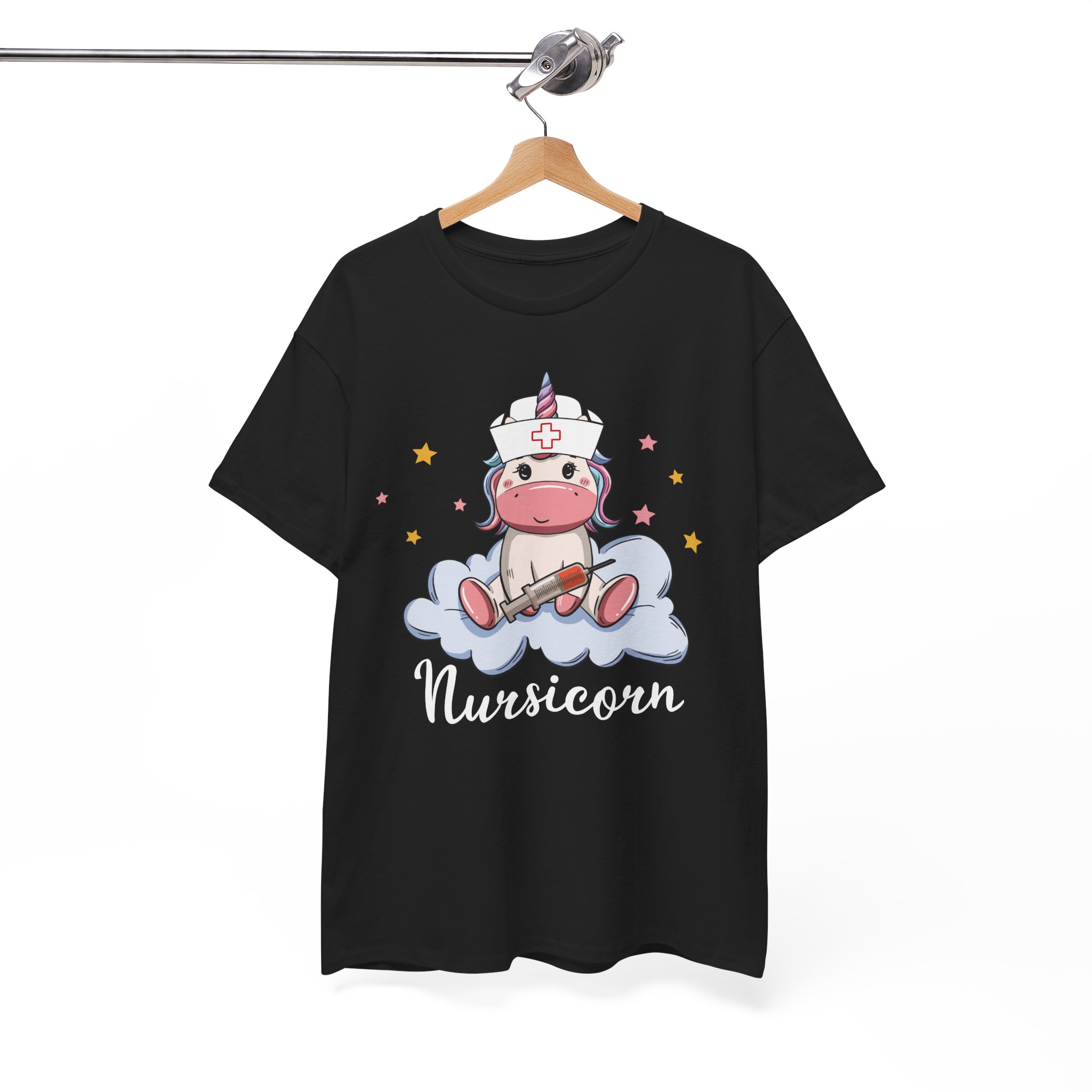 Unicorn Nurse Nursicorn T-Shirt - Image 3