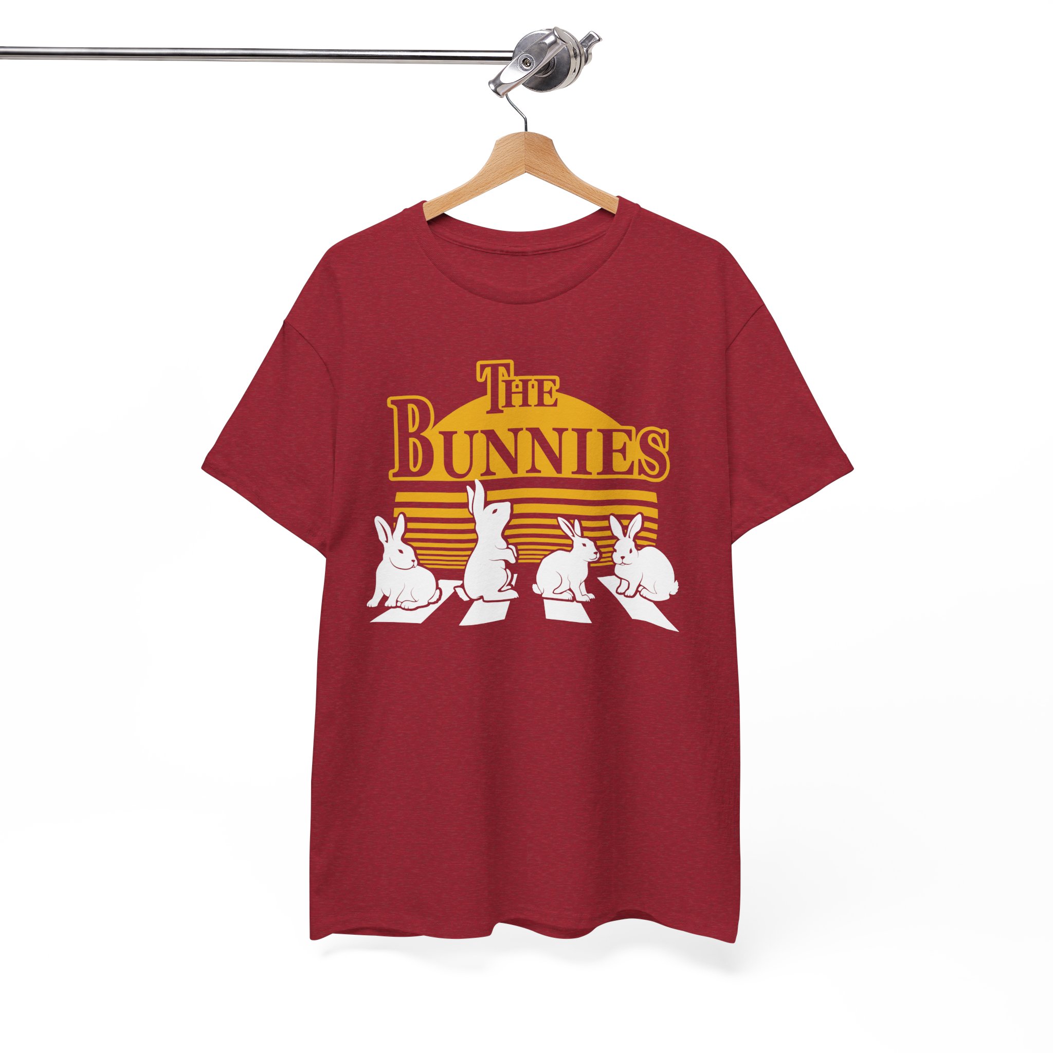 The Beatles Bunnies Crosswalk Funny T-Shirt - Image 11