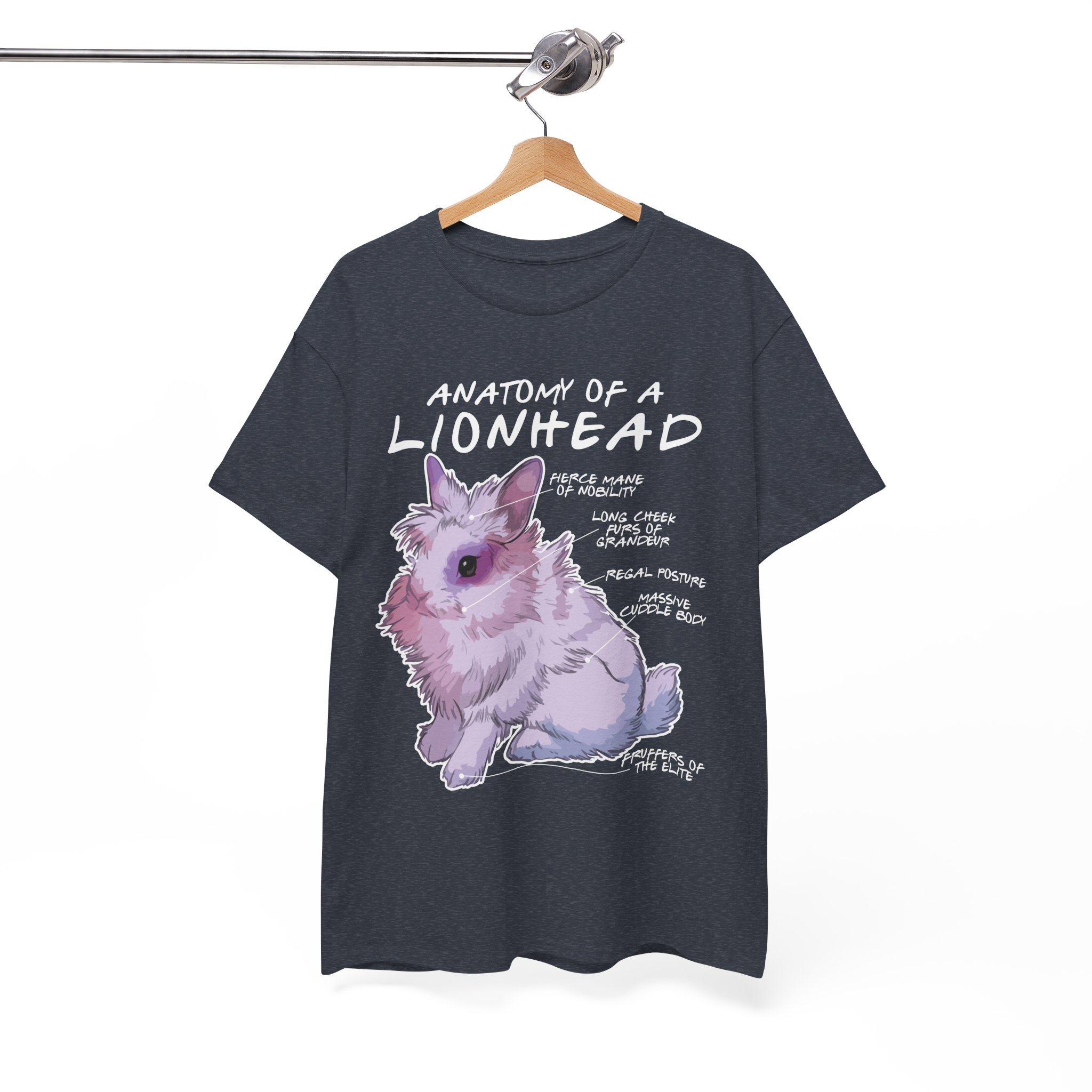 Anatomy of a Lionhead Rabbit T-Shirt