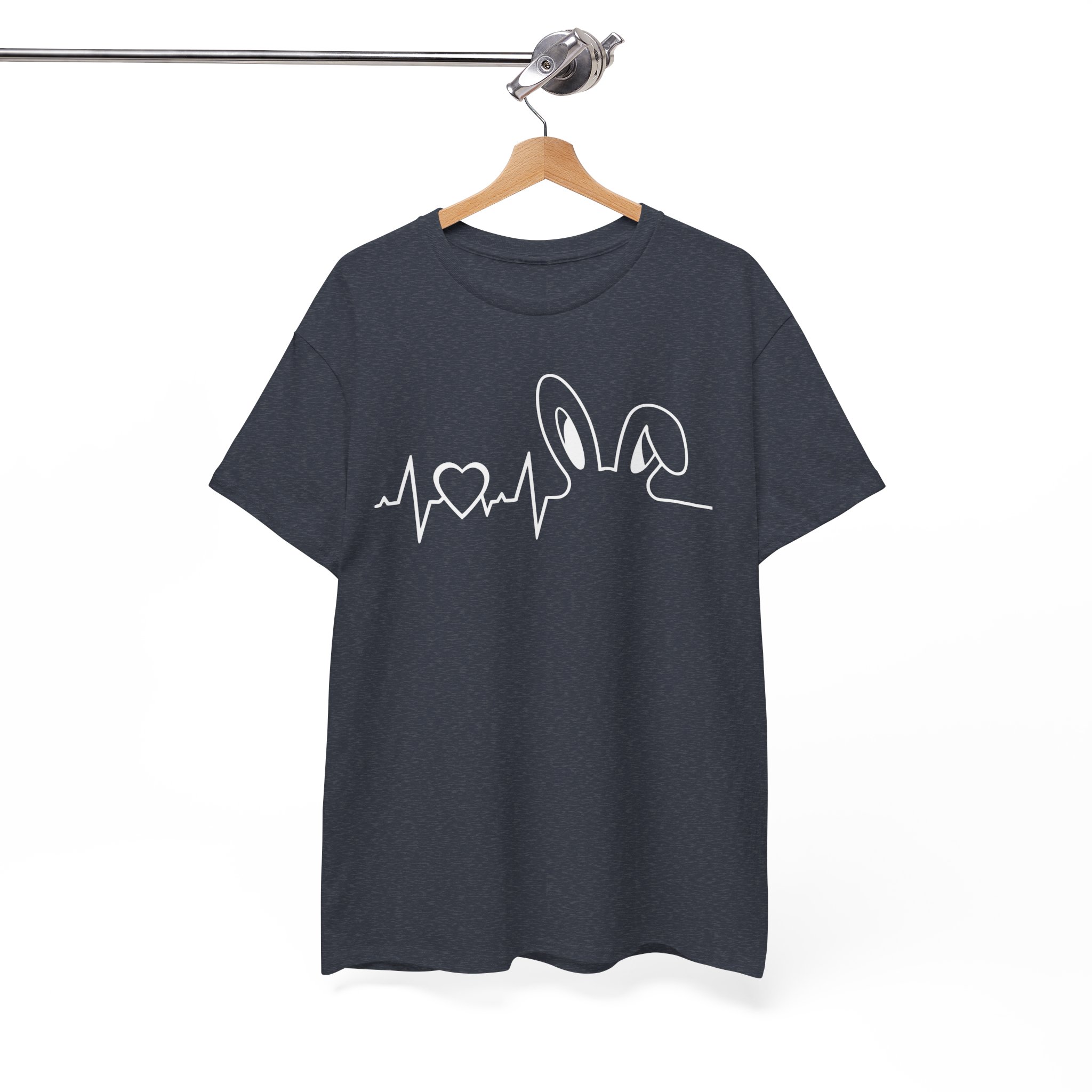 Bunny Heartbeat T‑Shirt for Pet Lover Tee - Image 10