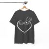 Dog & Bunny Heart Love T-Shirt for Pet Lovers