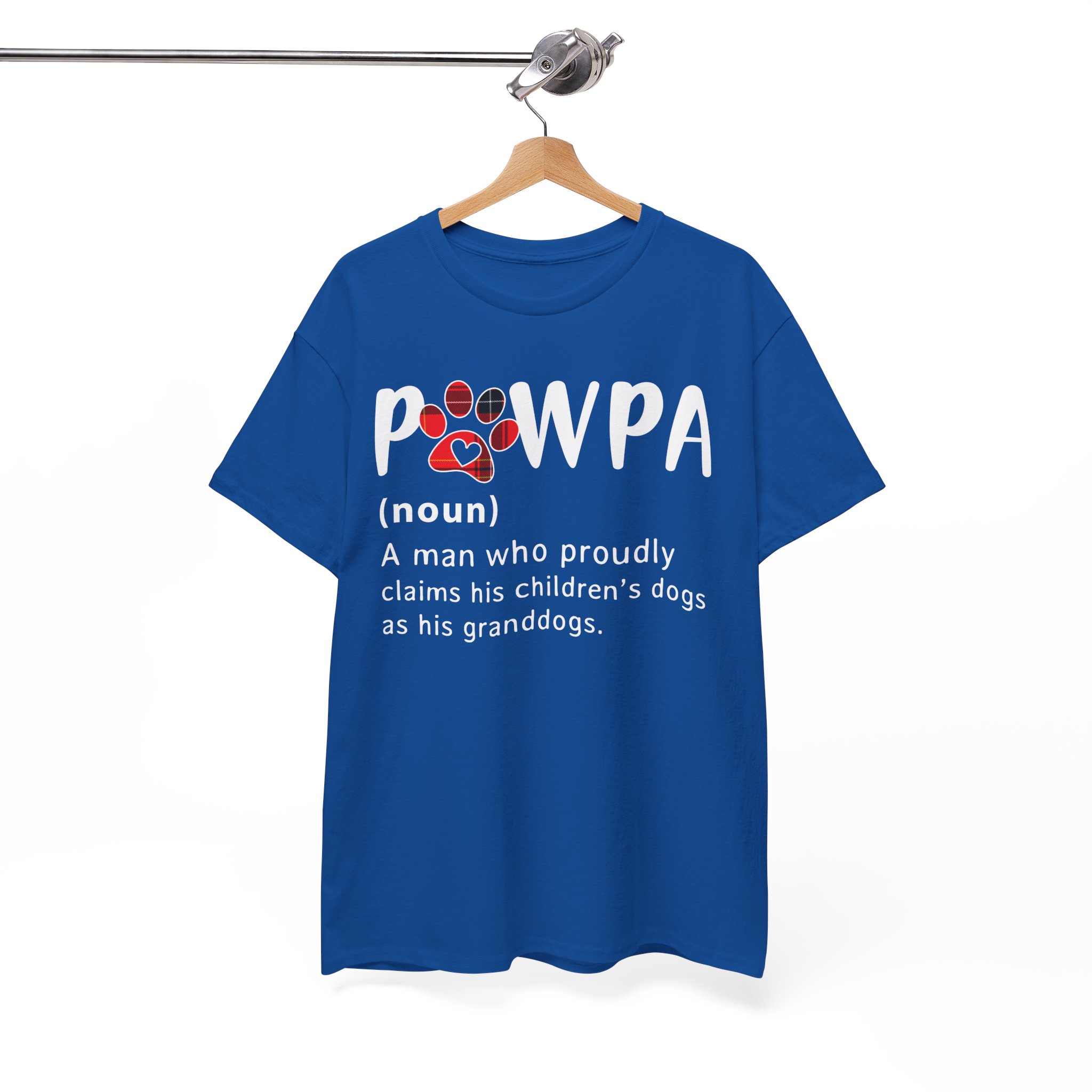 Pawpa Grandpa Dog Dad T-Shirt - Image 7