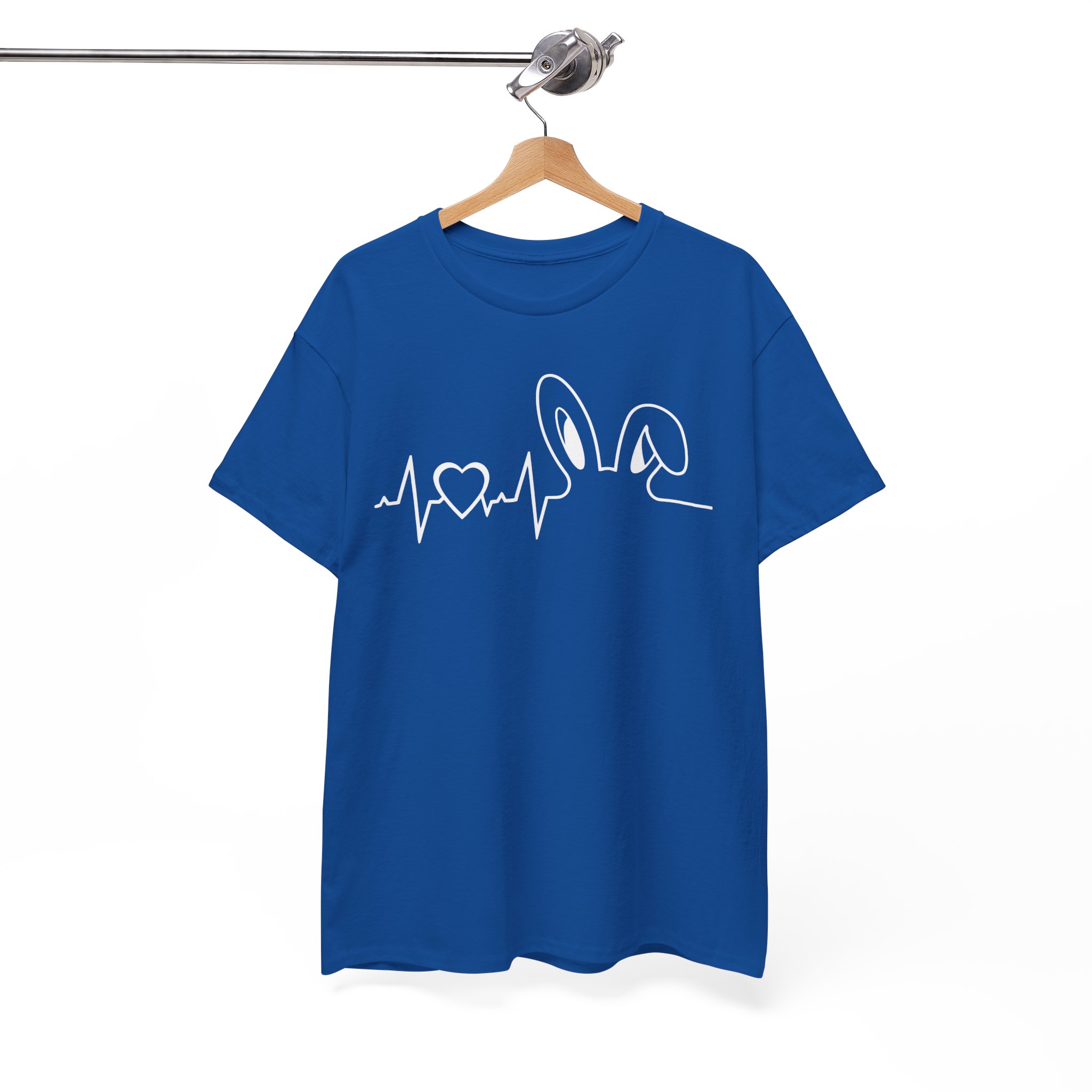 Bunny Heartbeat T‑Shirt for Pet Lover Tee